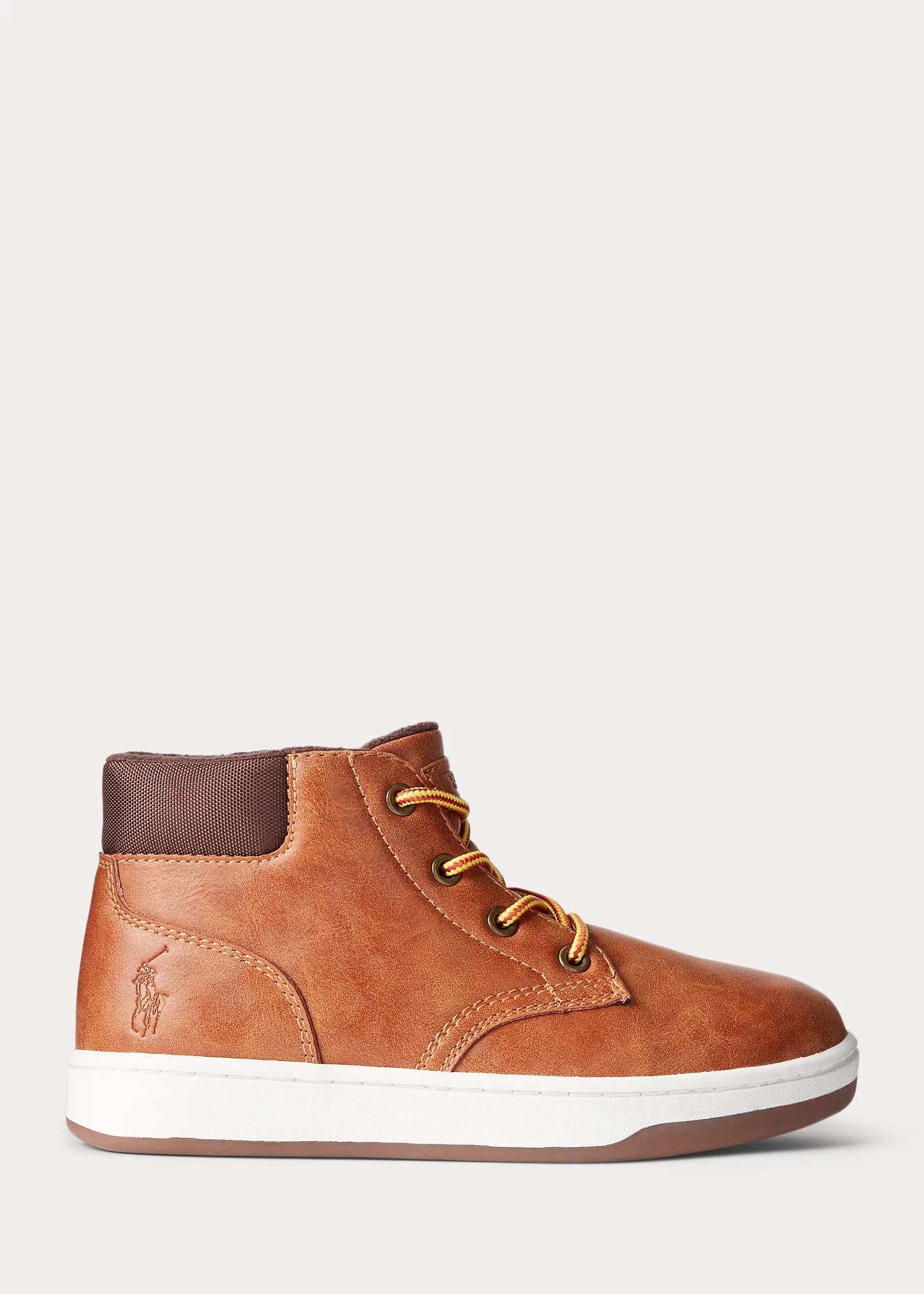 Polo Court Faux-Leather Sneaker Boot