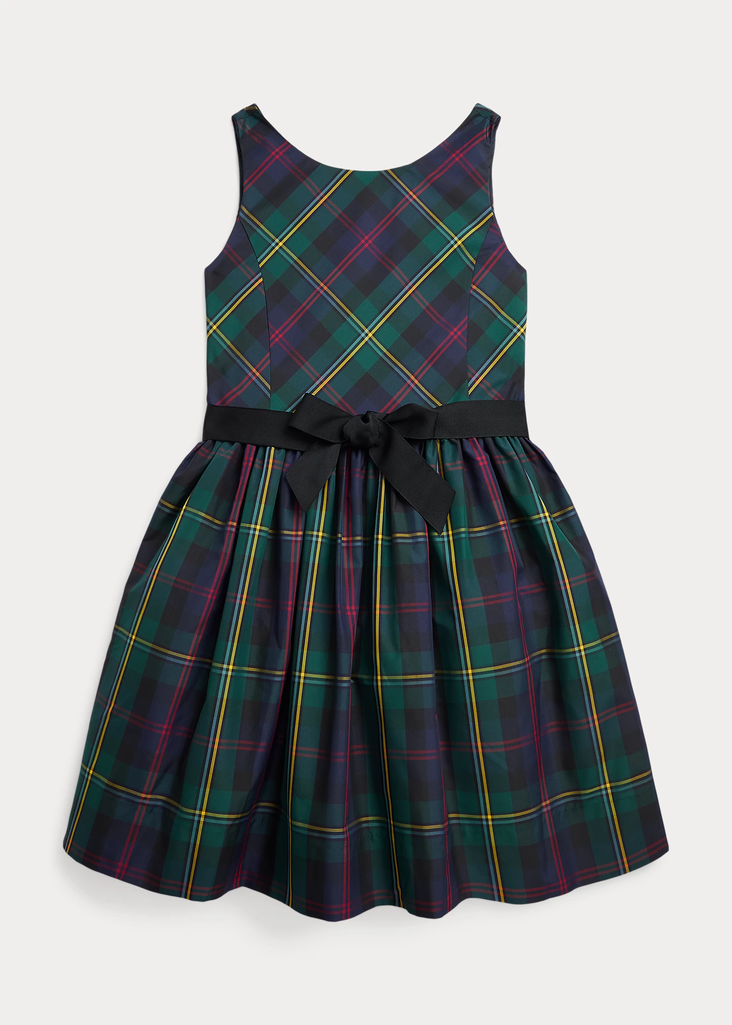Plaid Fit-and-Flare Dress