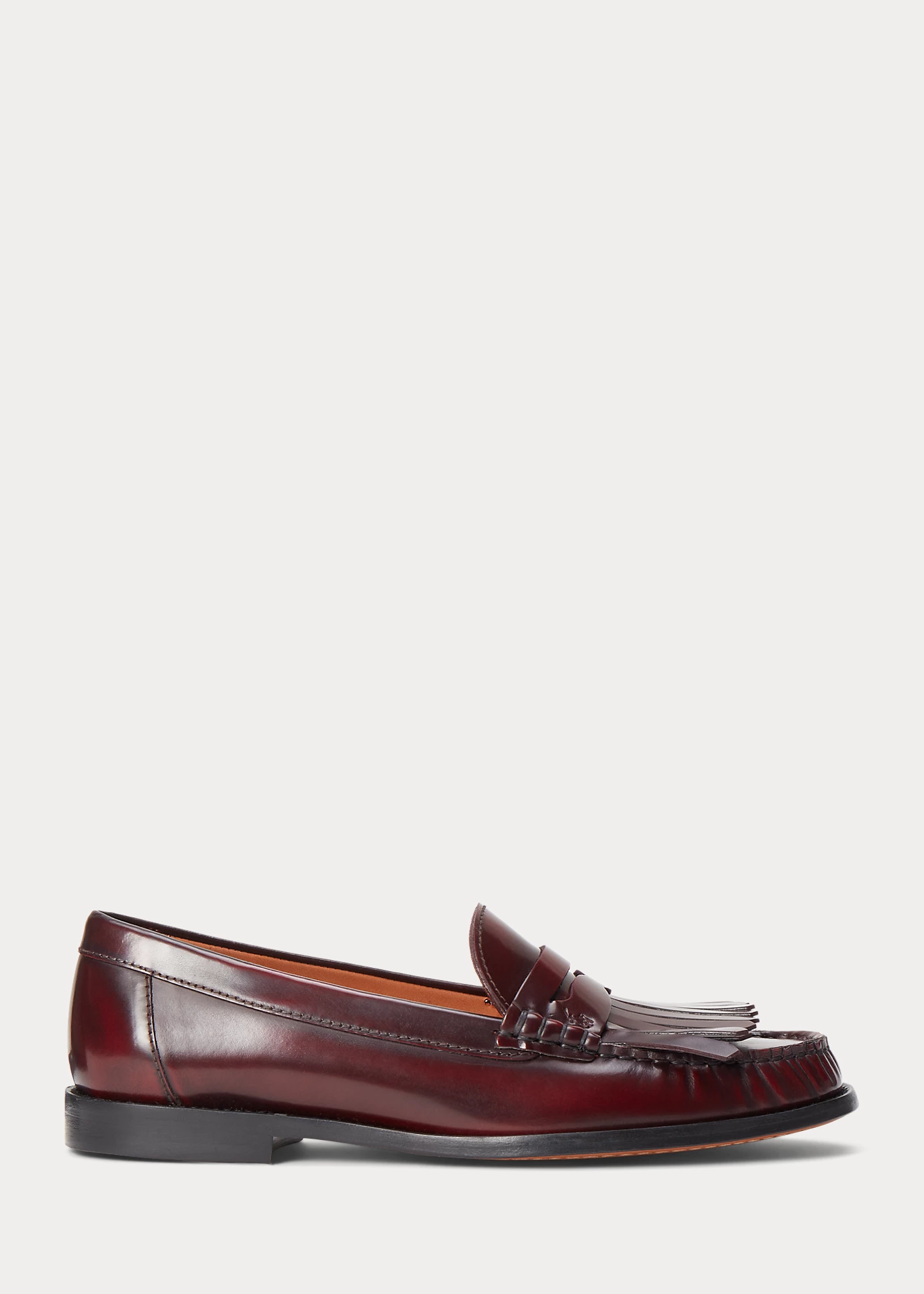 Ashtyn Fringe-Trim Calfskin Loafer