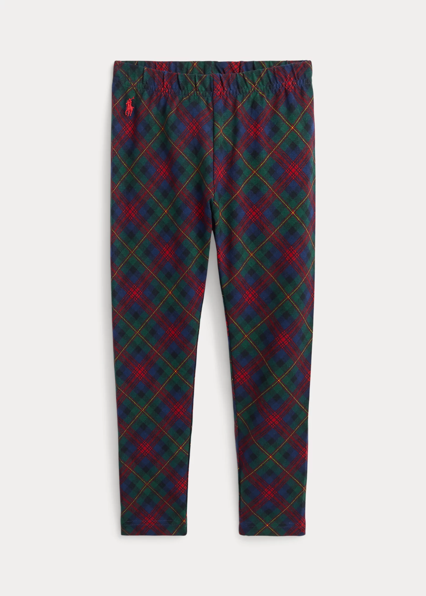 Plaid Stretch Jersey Legging