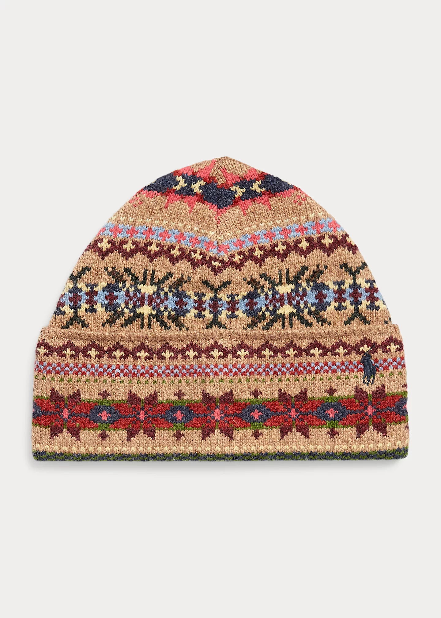 Fair Isle Merino Wool-Blend Beanie