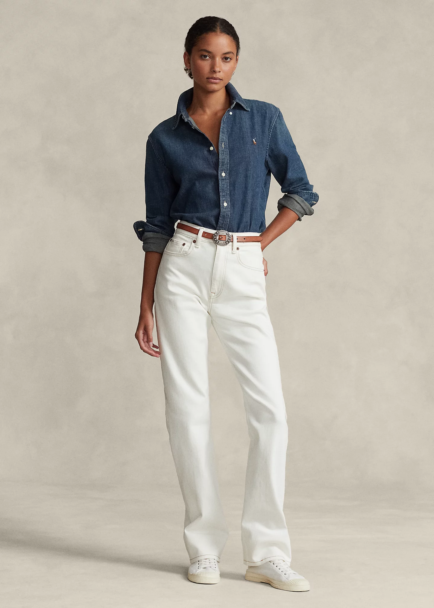High-Rise Straight Fit Jean
