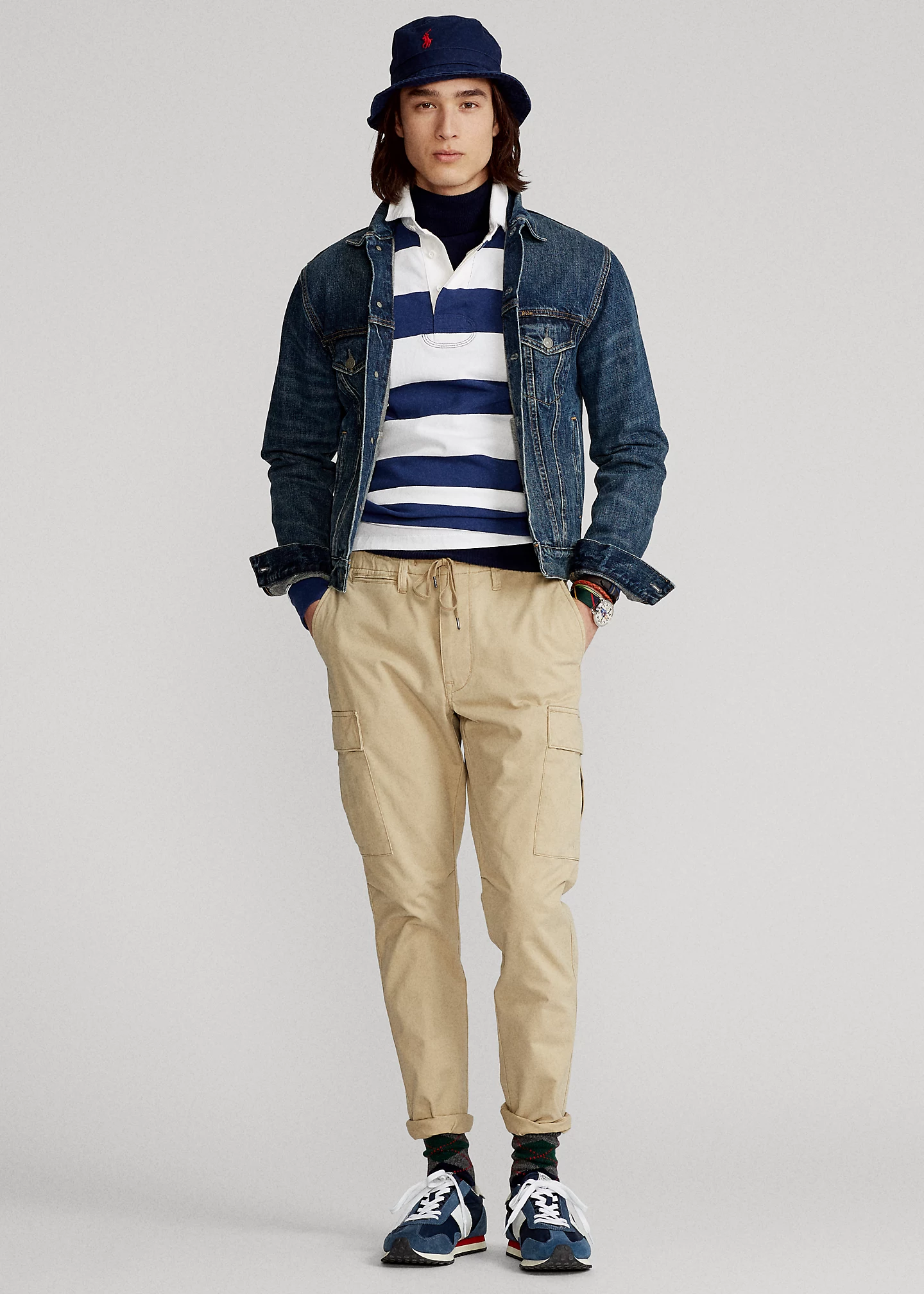 Stretch Slim Fit Twill Cargo Pant