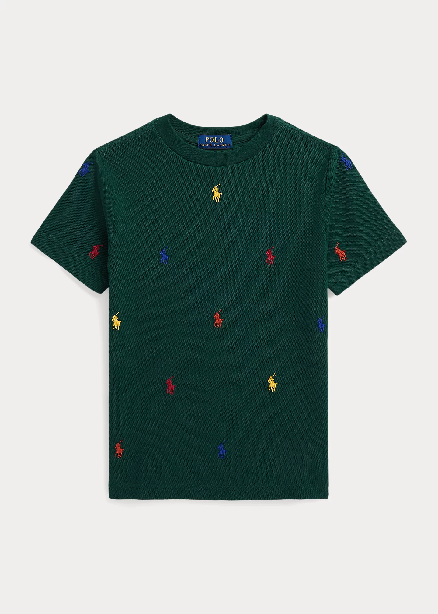 Polo Pony Cotton Mesh Tee
