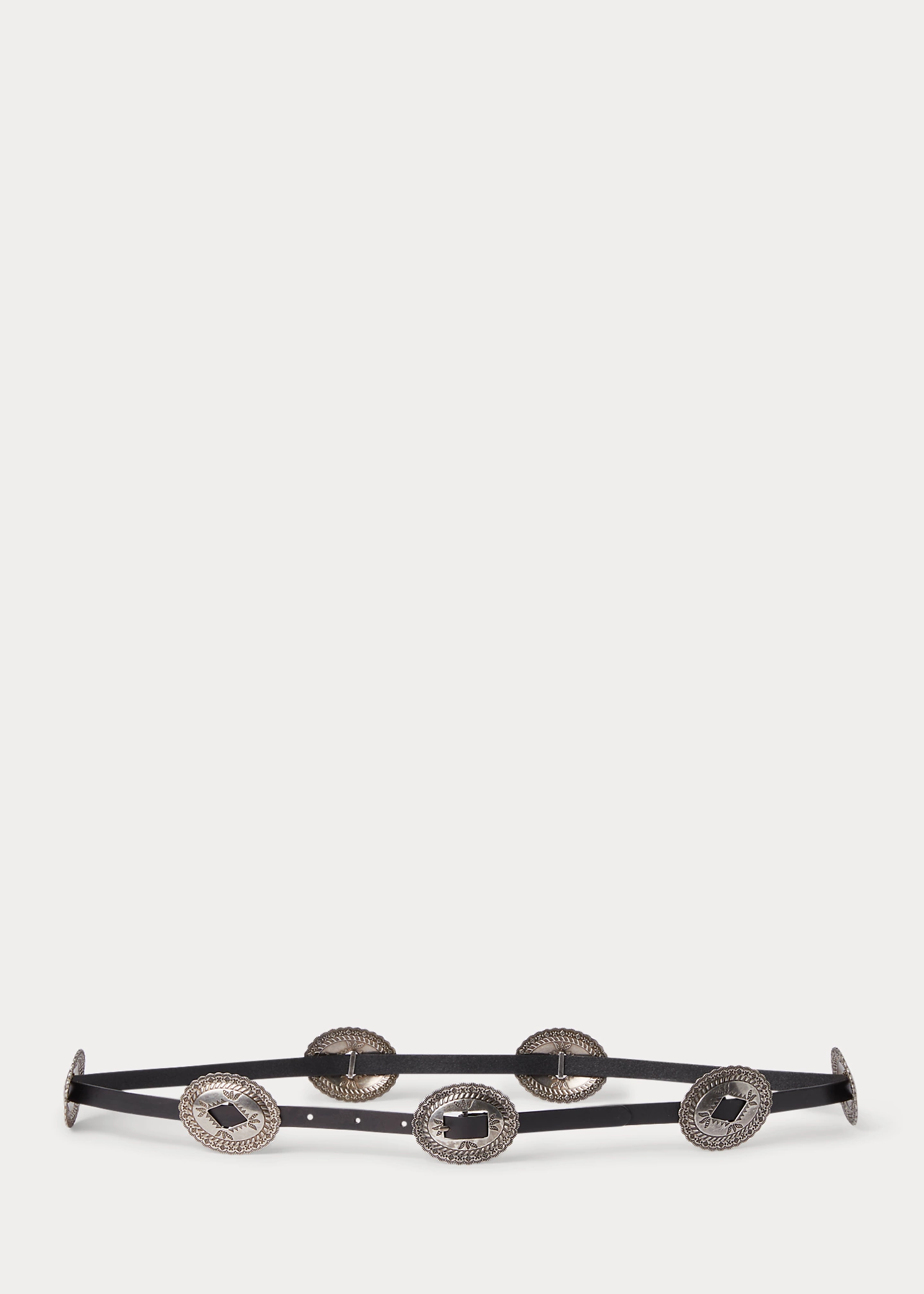 Leather Skinny Belt