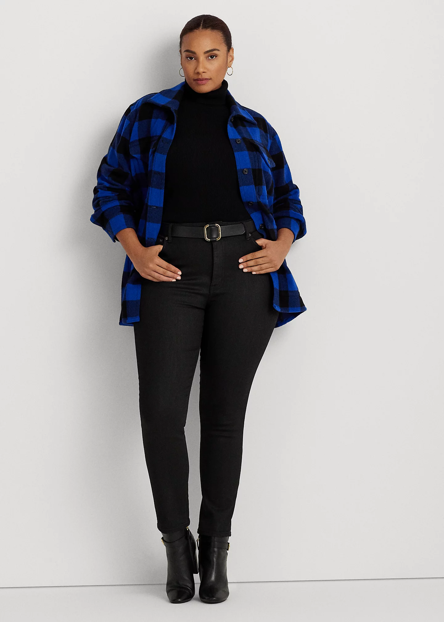 Coated High-Rise Skinny Ankle Jean