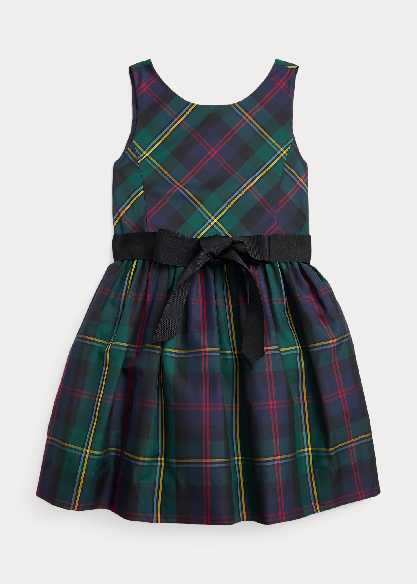 Plaid Fit-and-Flare Dress