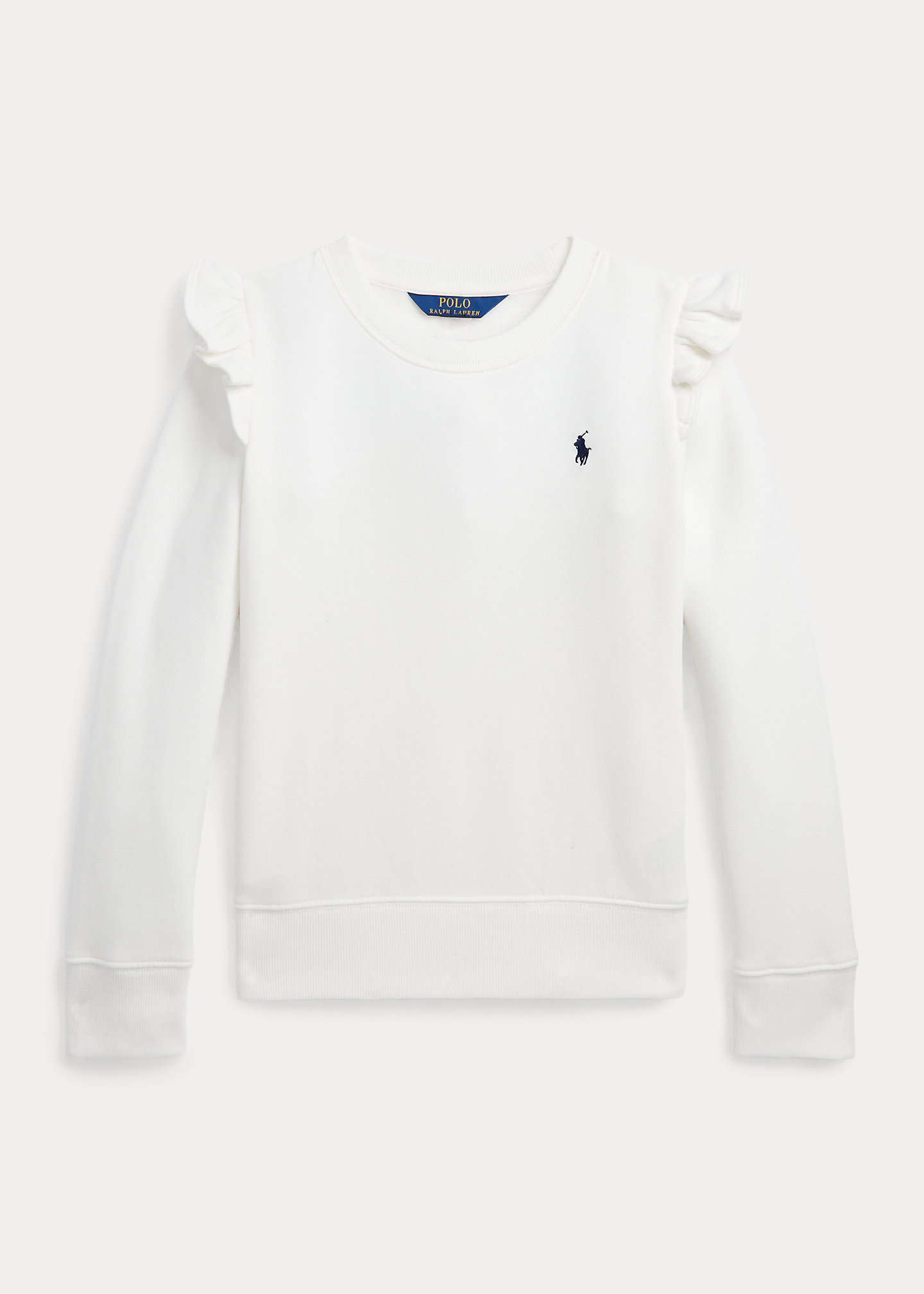 Ruffled Fleece Sweatshirt