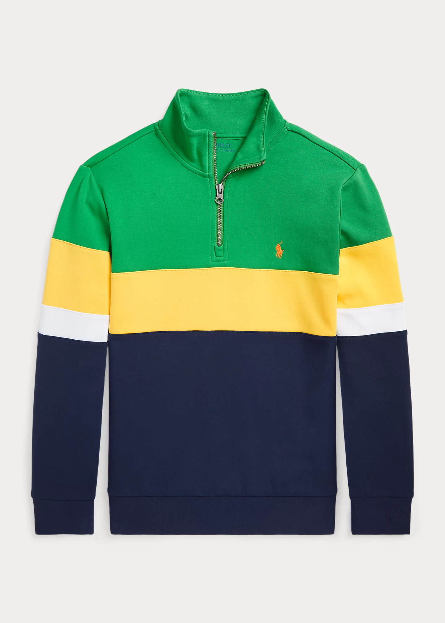 Double-Knit Quarter-Zip Sweatshirt