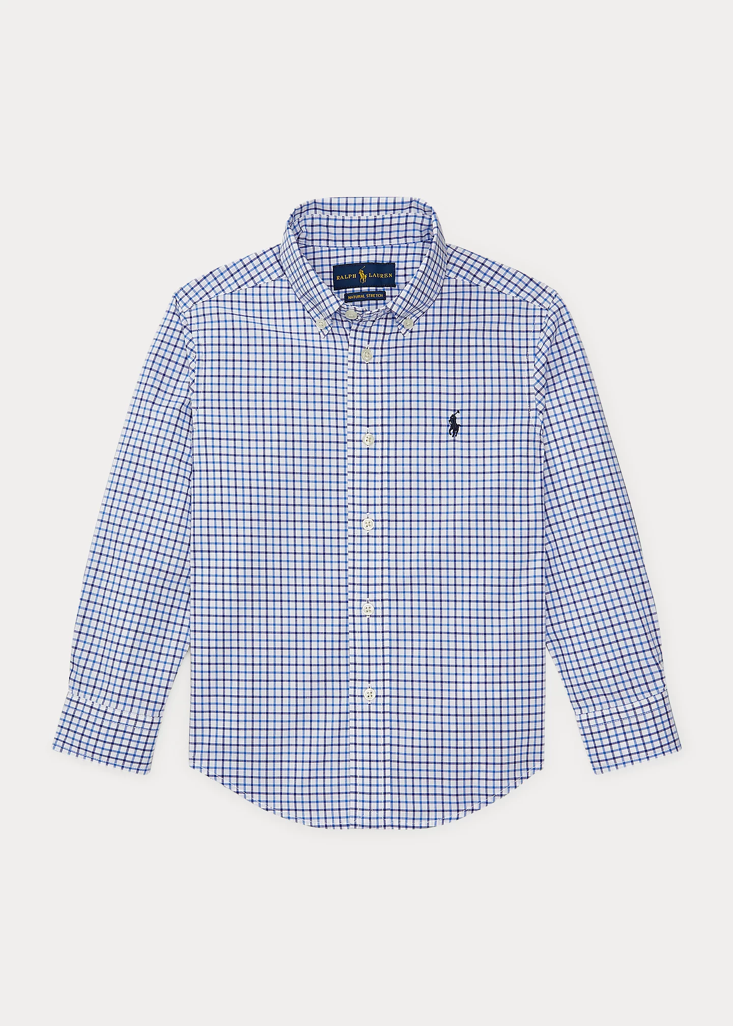 Plaid Cotton Poplin Shirt