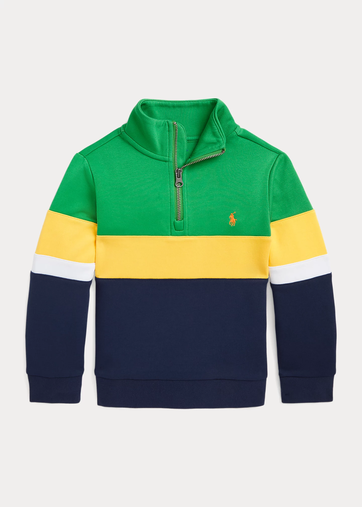 Double-Knit Quarter-Zip Sweatshirt