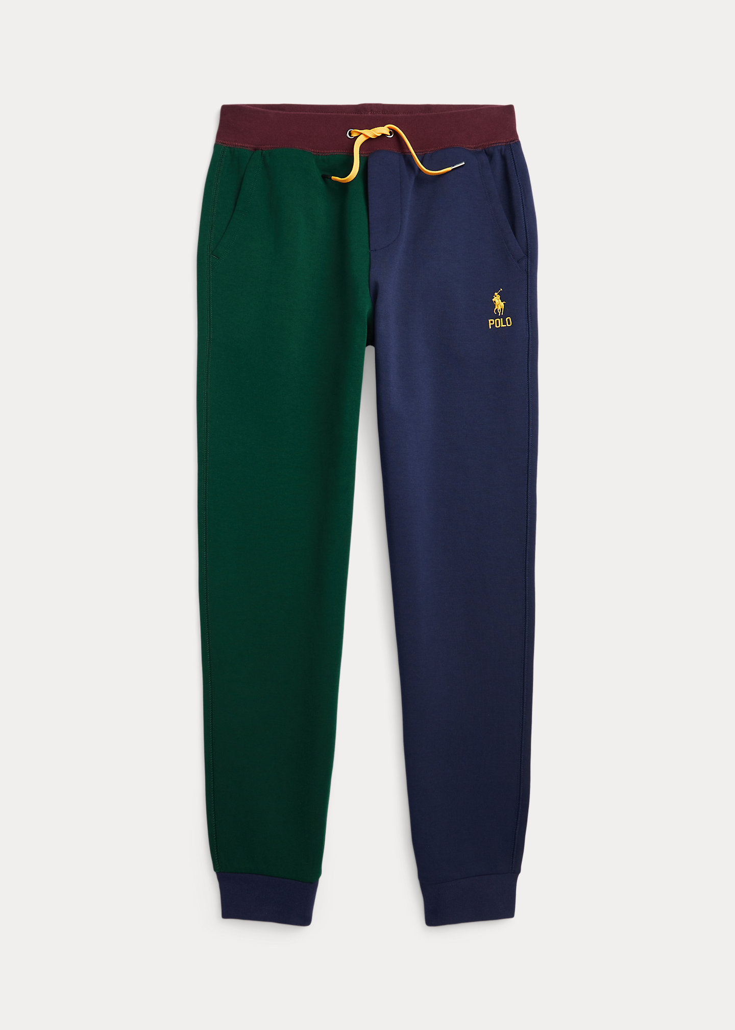 Color-Blocked Double-Knit Jogger Pant