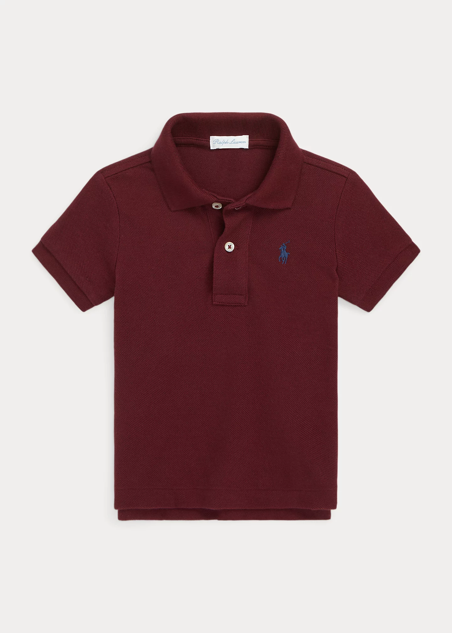 Cotton Mesh Polo Shirt