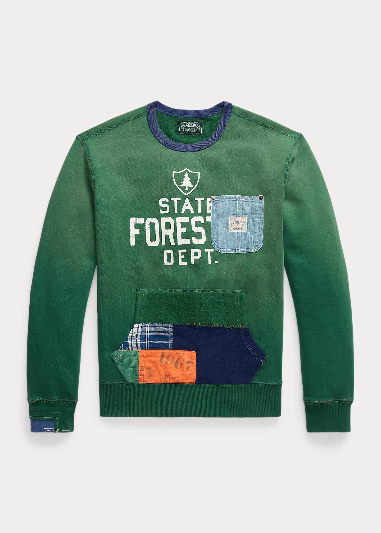 Patchwork Fleece Sweatshirt