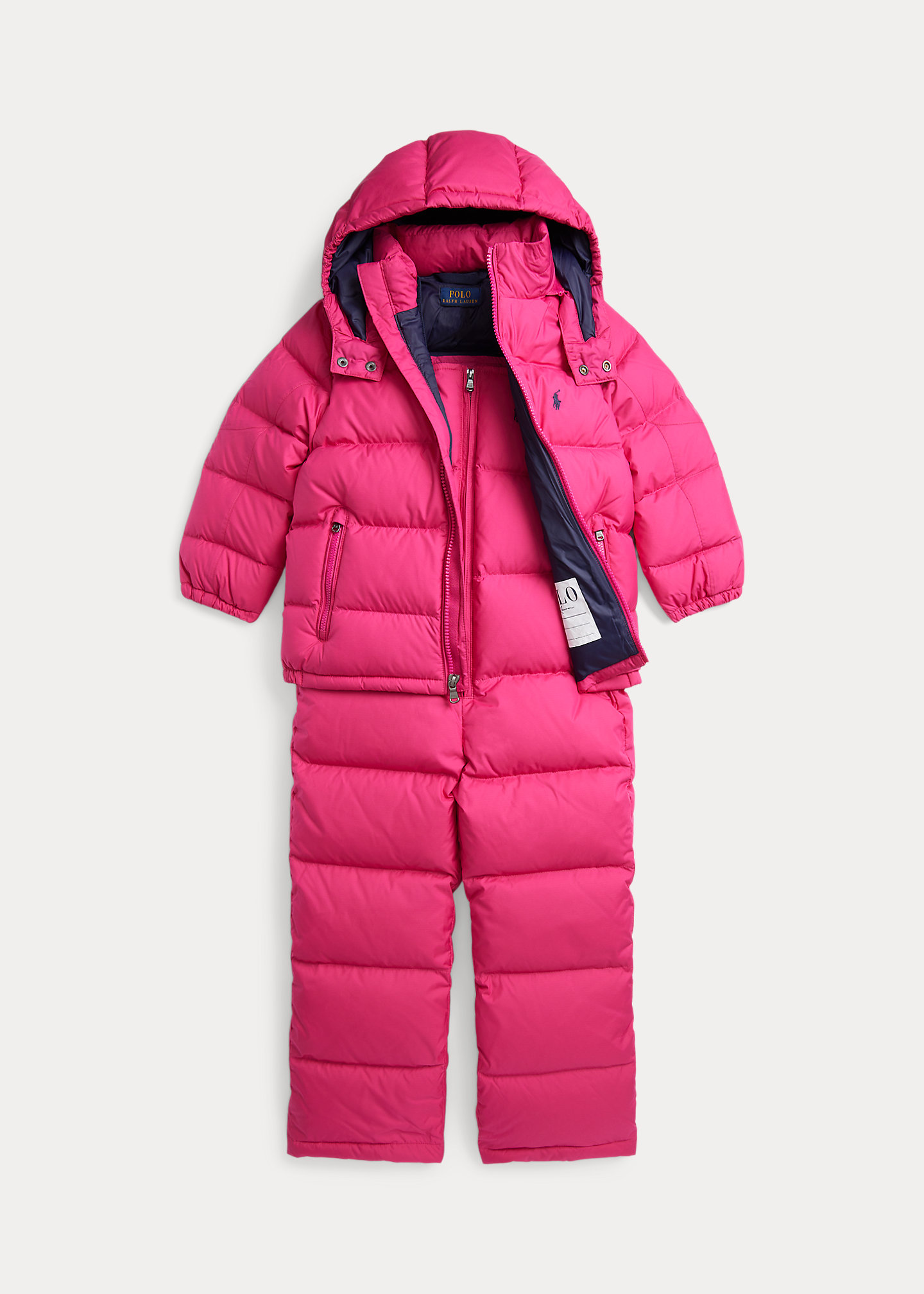 Water-Repellent Down Snowsuit Set