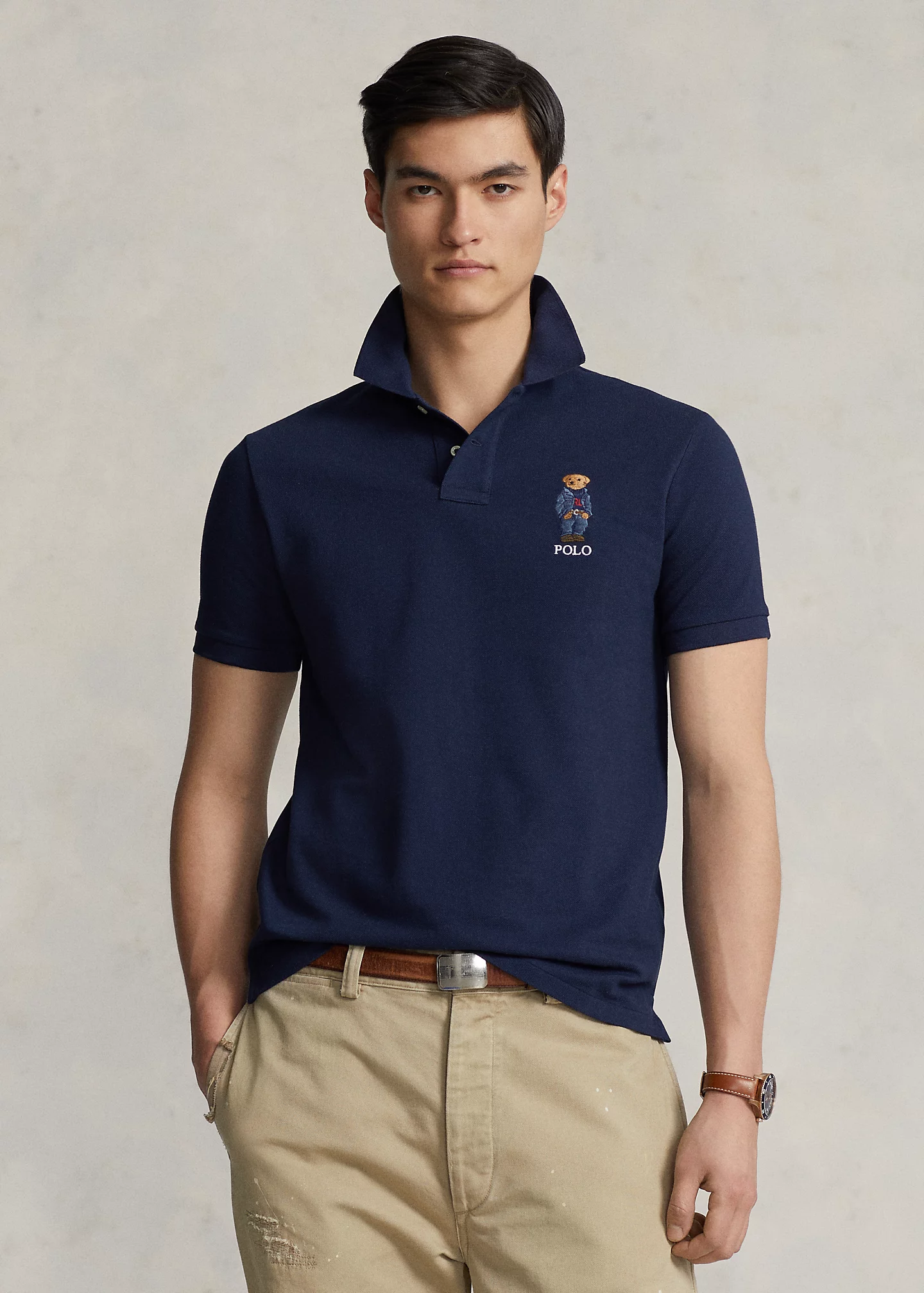 Custom Slim Fit Polo Bear Polo Shirt
