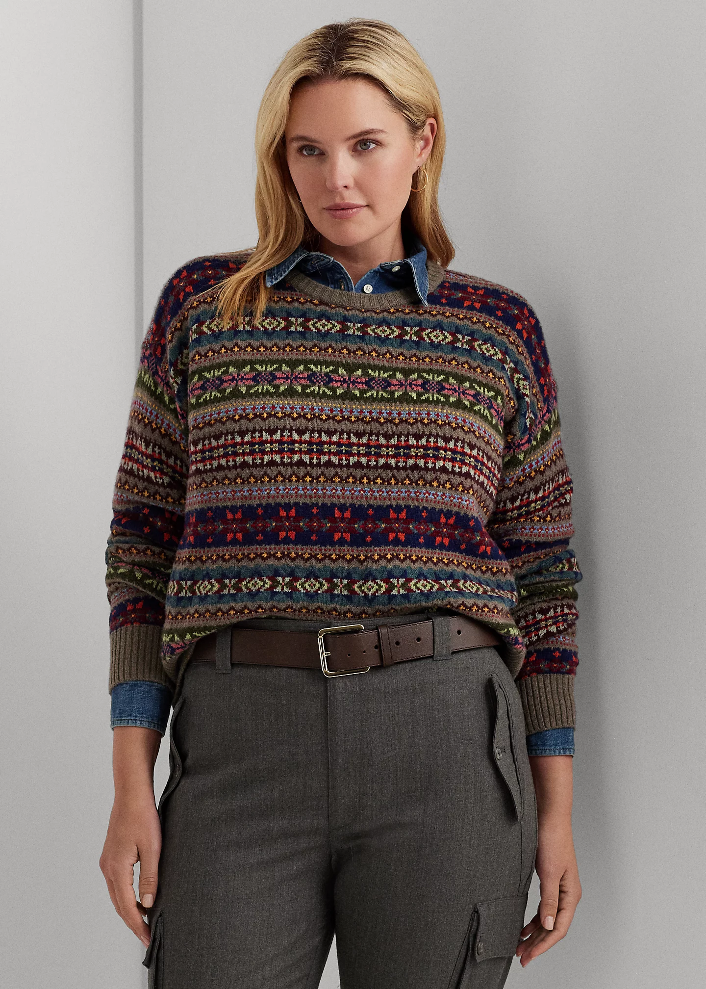 Fair Isle Wool-Blend Sweater
