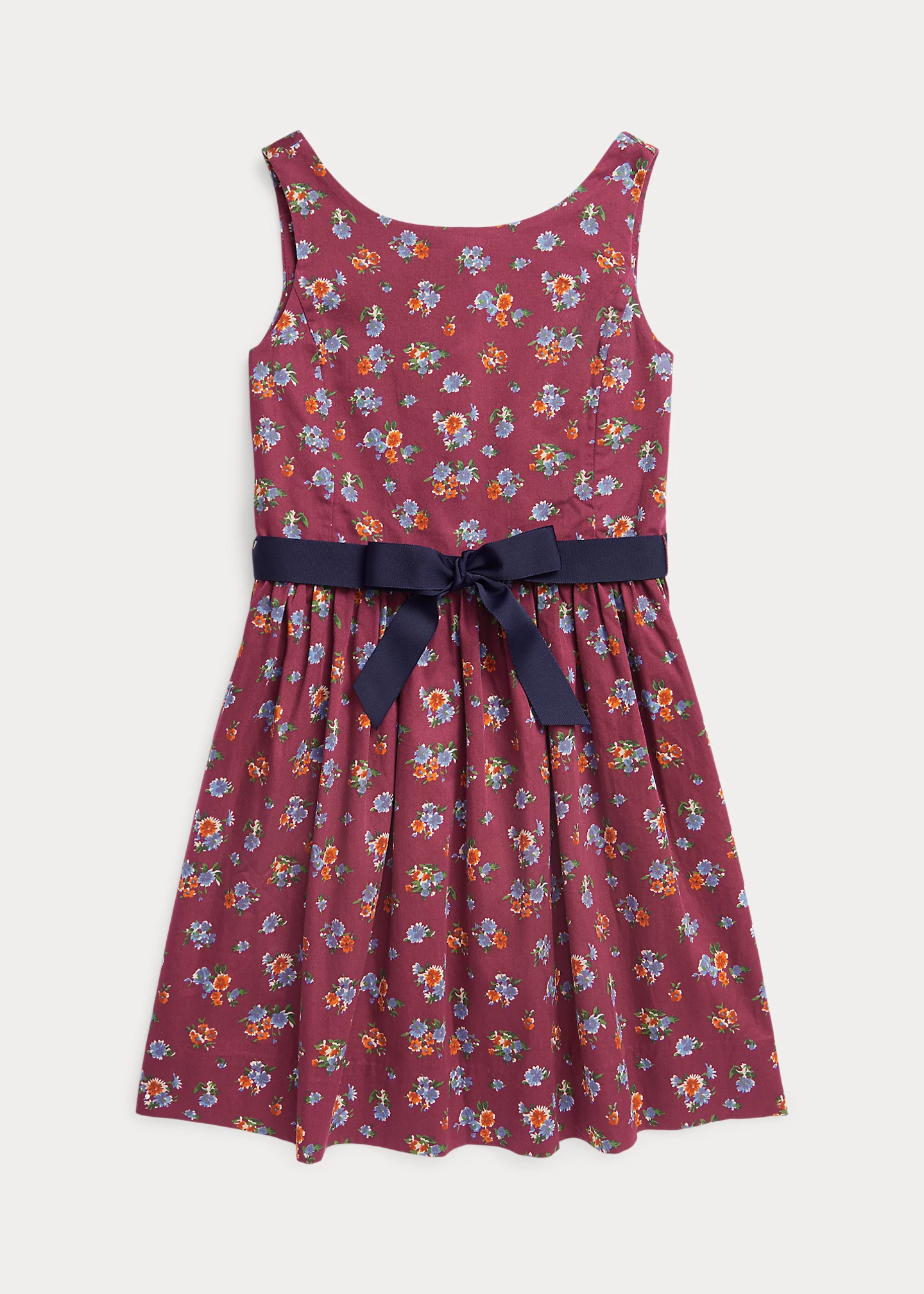 Floral Cotton Sateen Dress