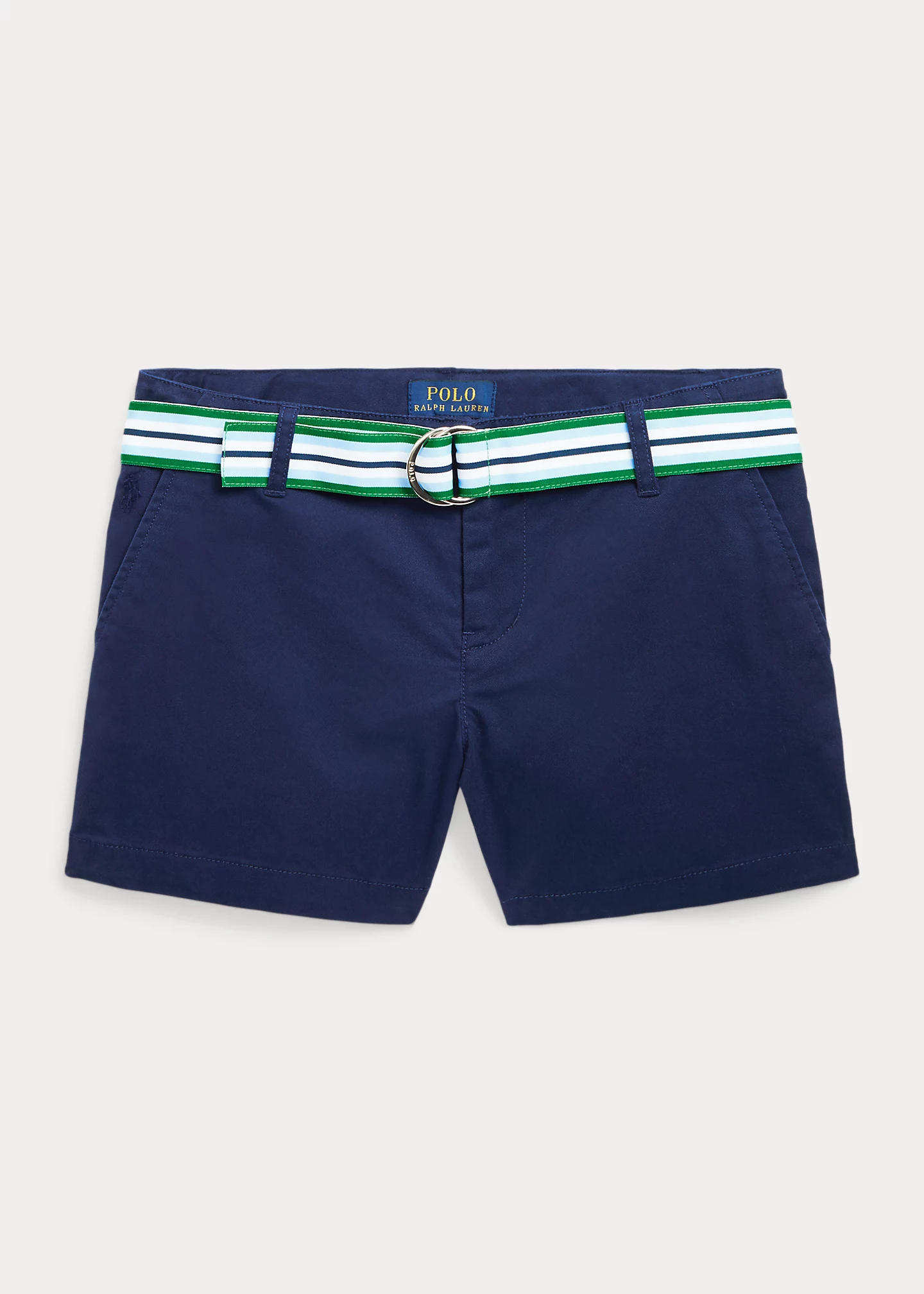 Belted Stretch Chino Short