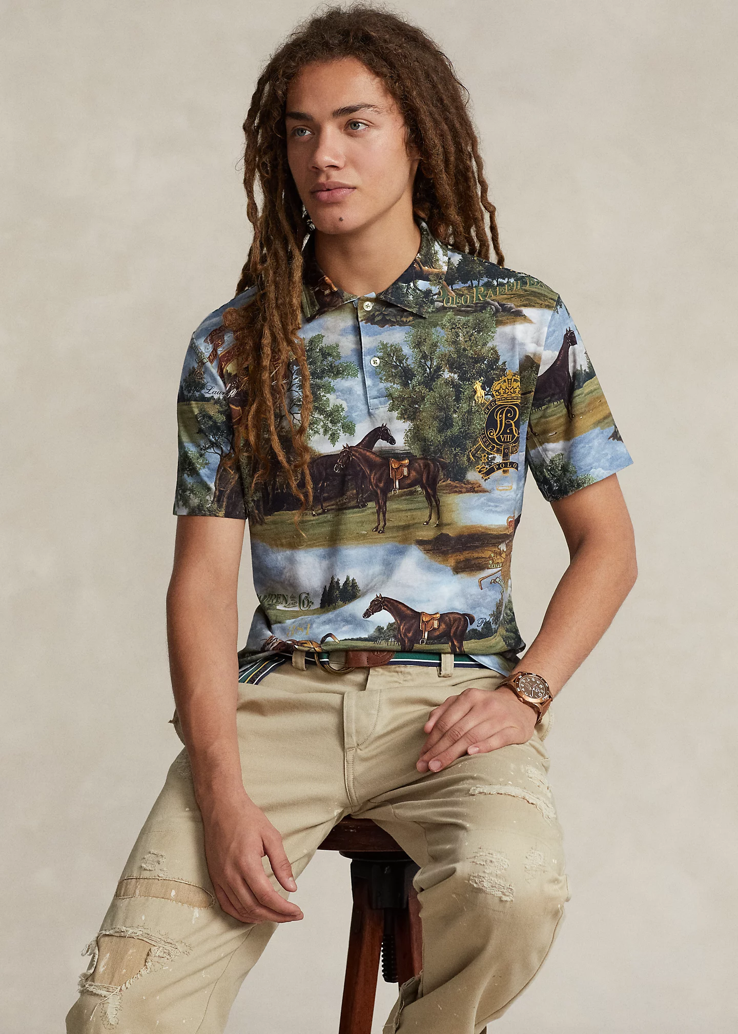 Standard Fit Equestrian Polo Shirt