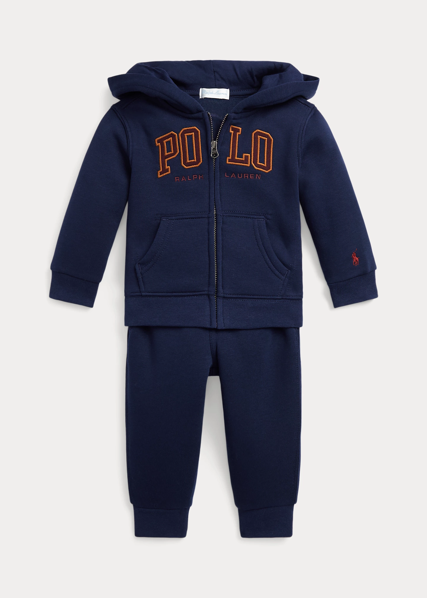 Logo Fleece Full-Zip Hoodie & Pant Set
