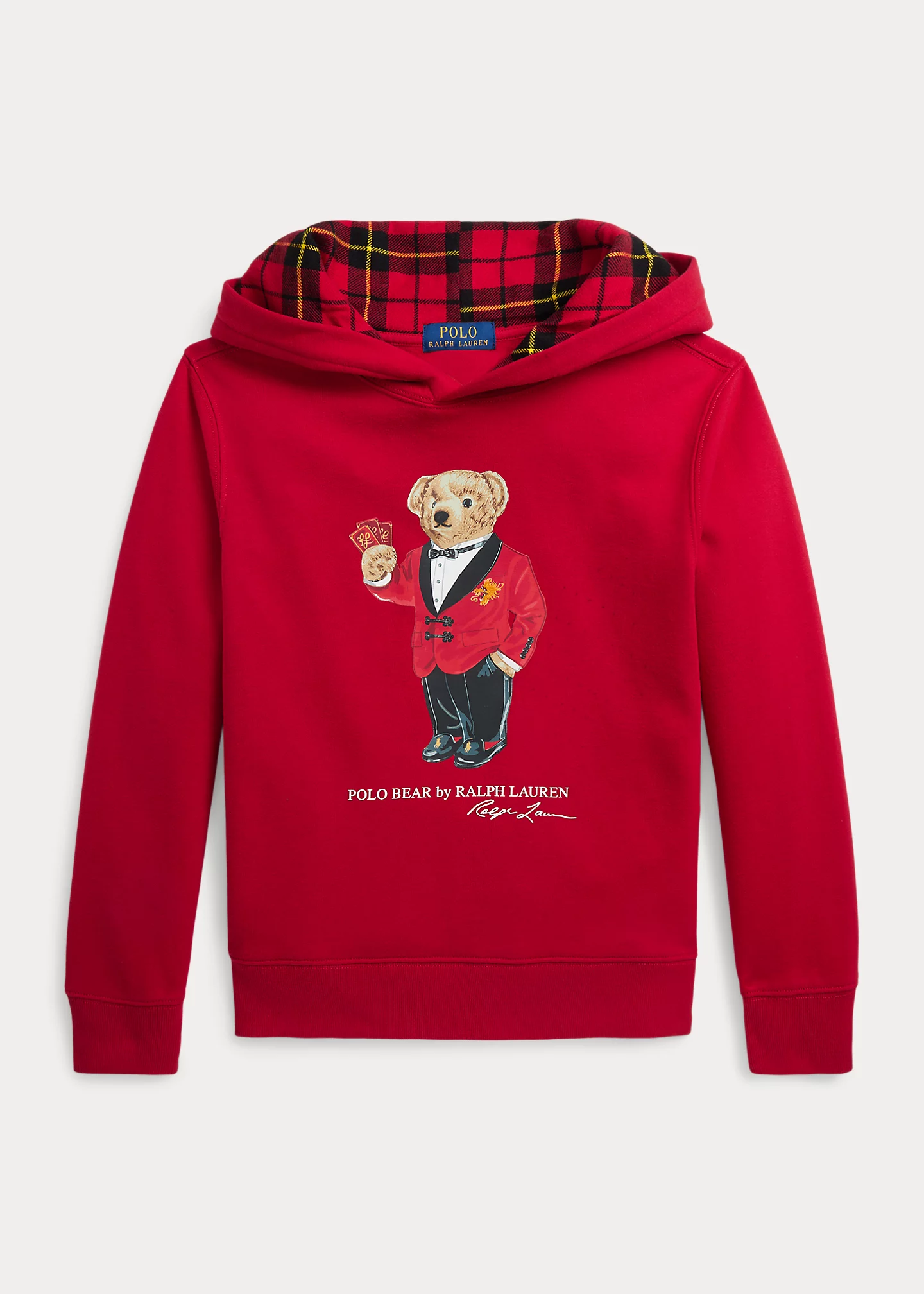 Lunar New Year Polo Bear Fleece Hoodie