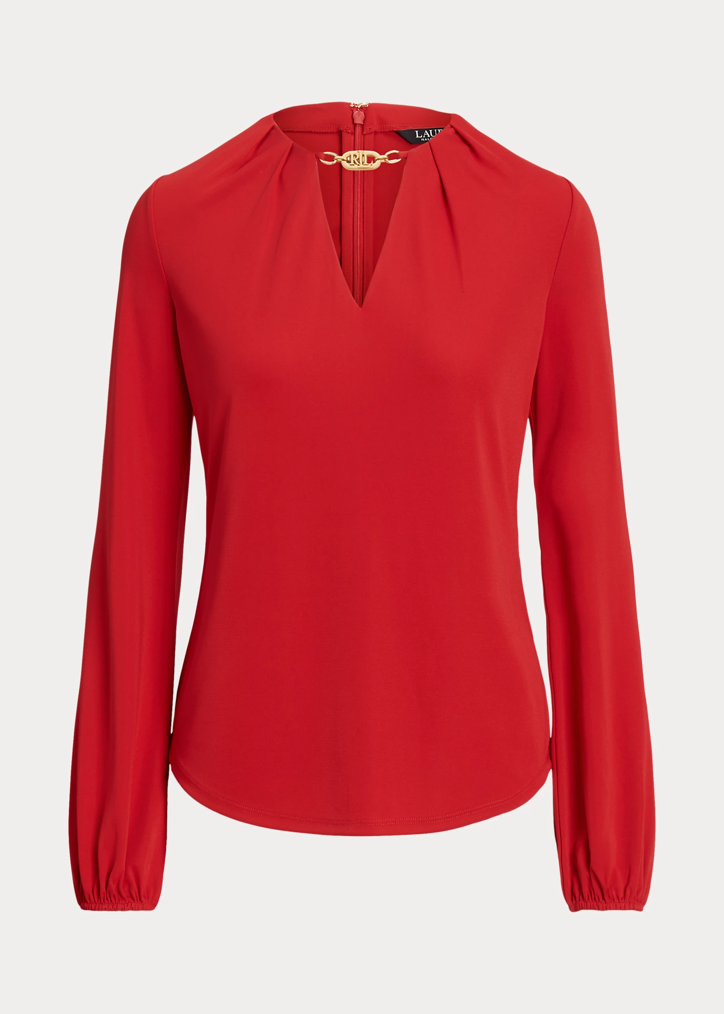 Logo-Trim Stretch Jersey Top