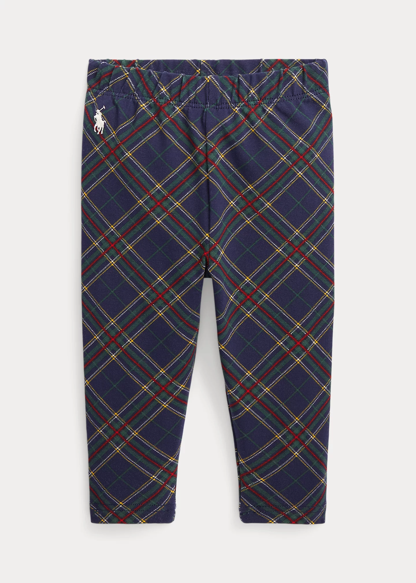 Plaid Stretch Jersey Legging