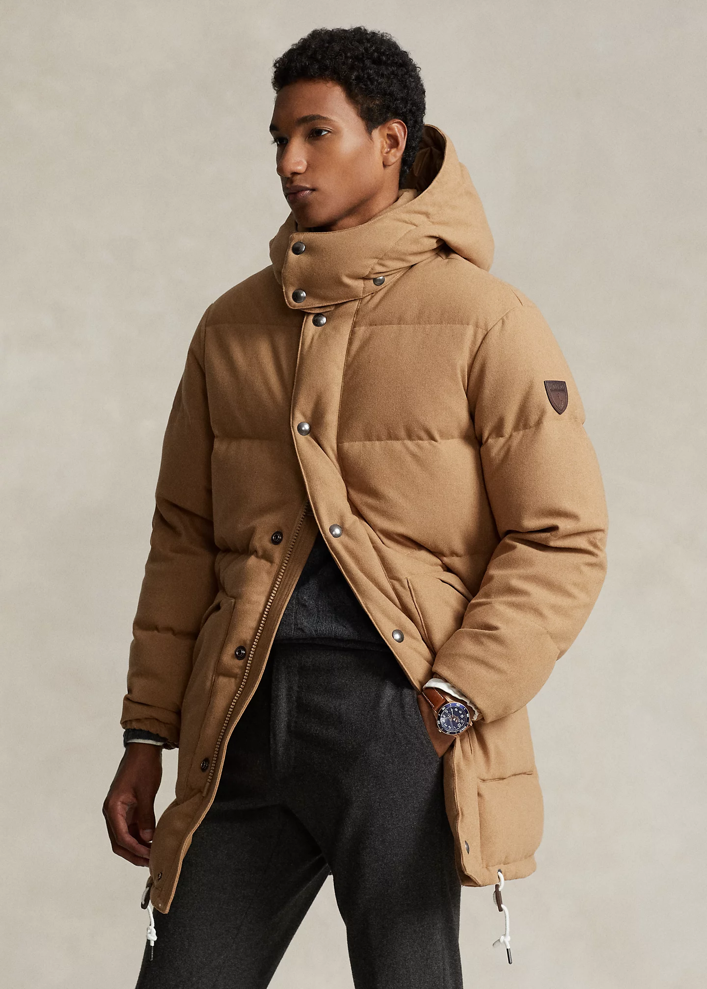 The Wainwright Wool-Blend Down Coat