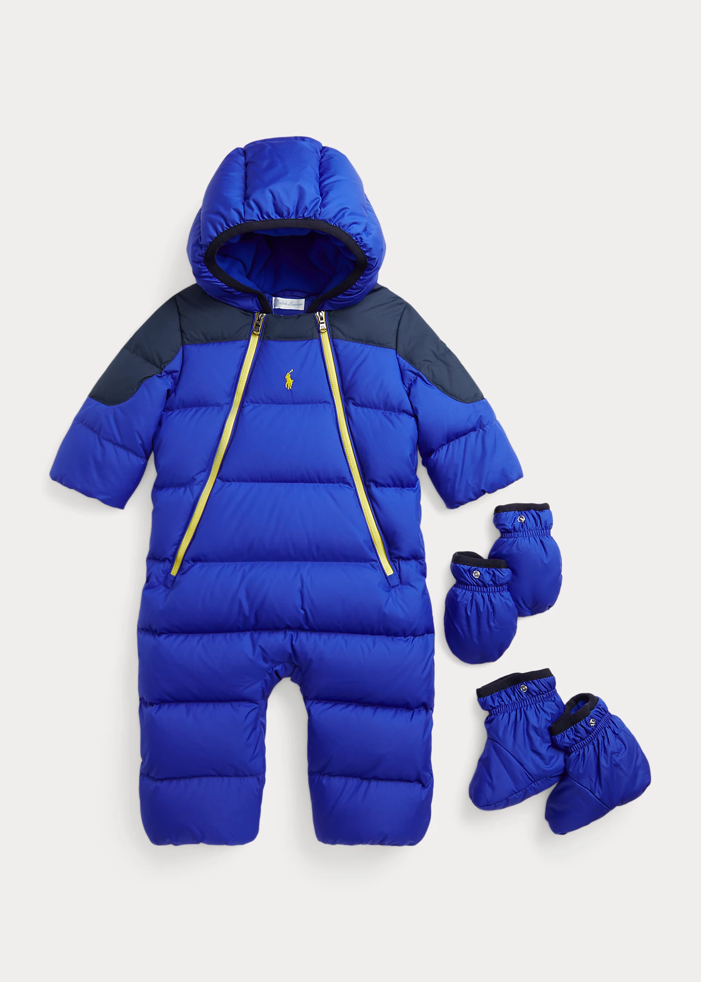 Water-Repellent Down Hooded Bunting