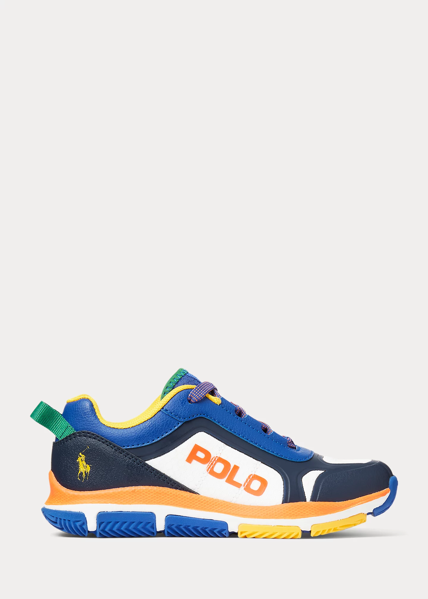 Sport Tech Racer Faux-Leather Sneaker