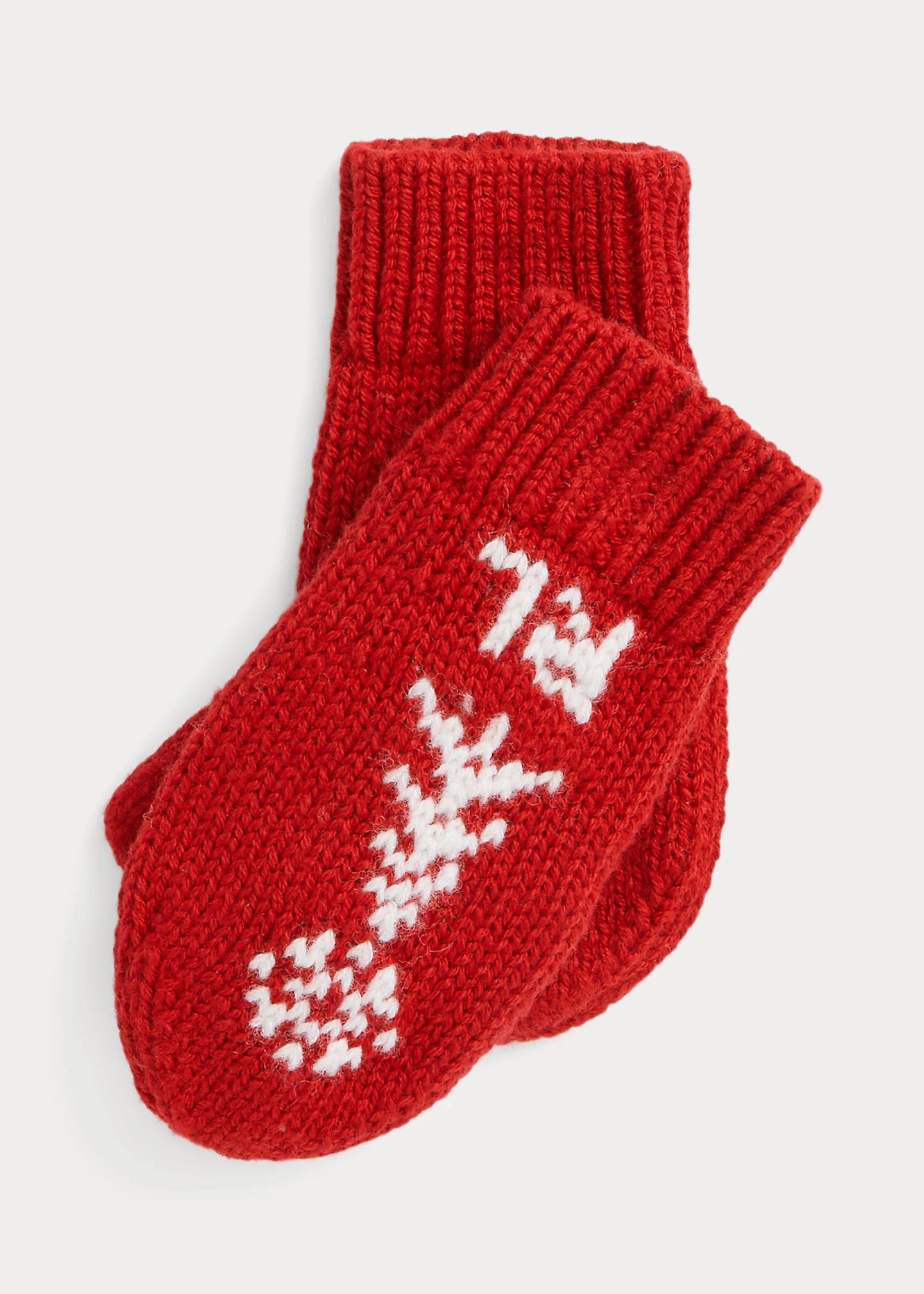 Logo Cotton-Blend Mitten