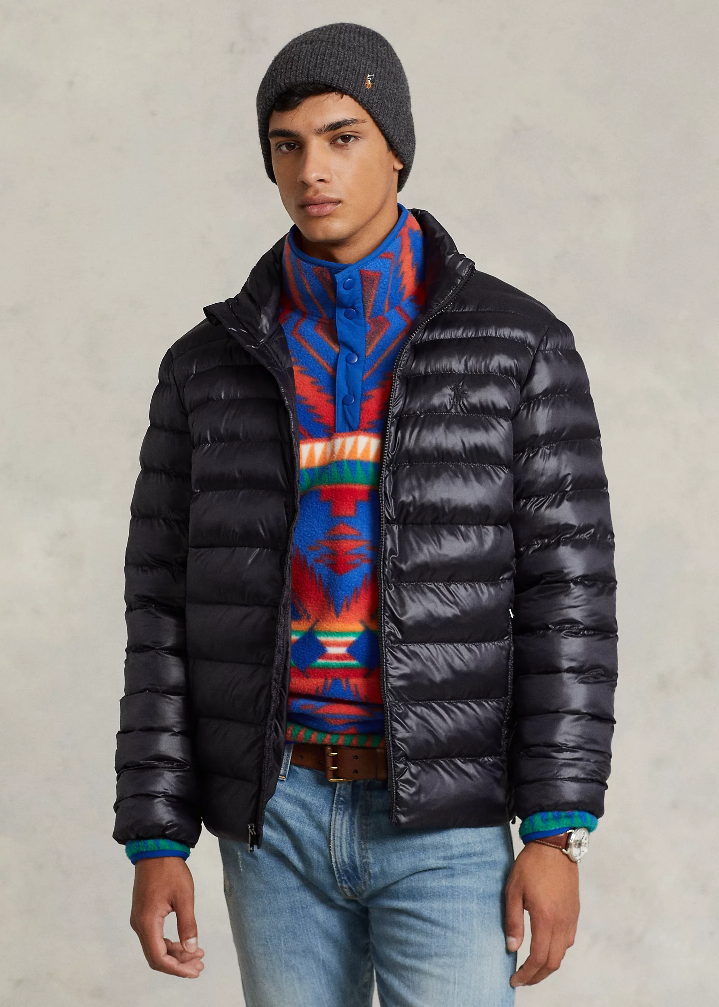 The Colden Packable Glossed Jacket