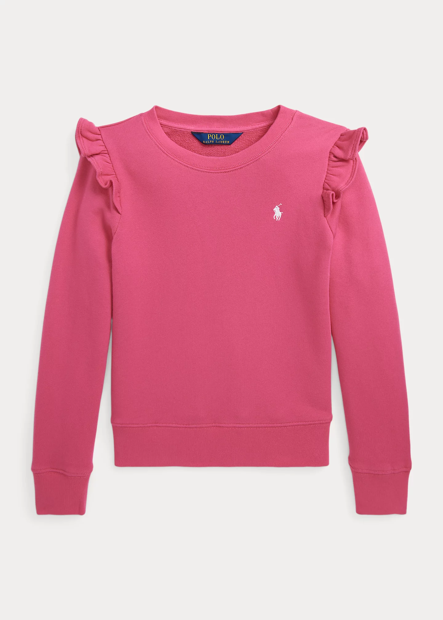 Ruffled Terry Sweatshirt