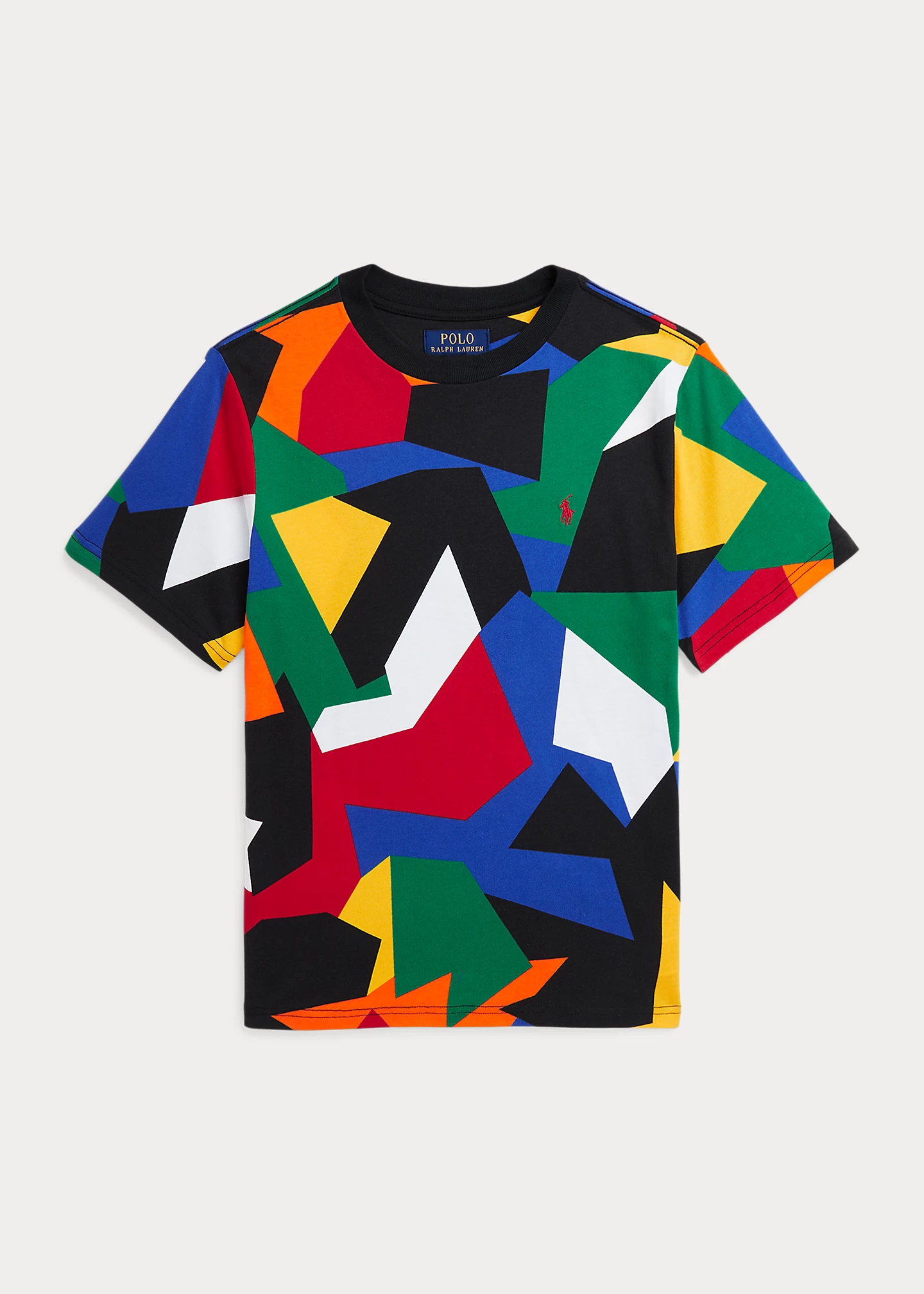 Abstract-Print Cotton Jersey Tee