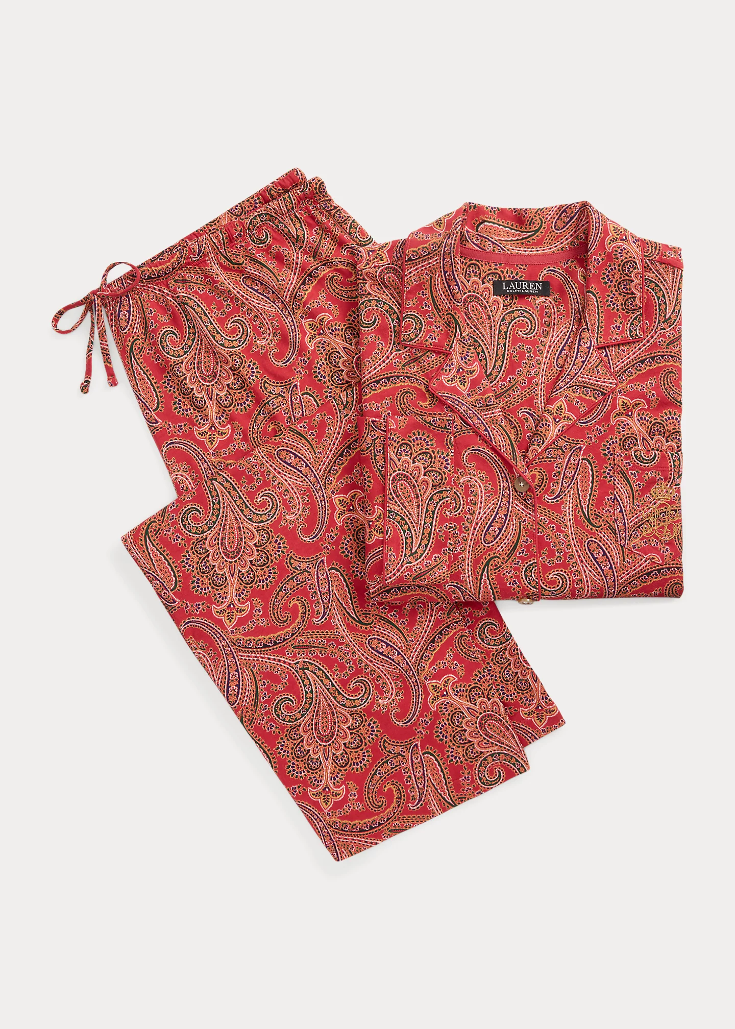 Paisley Cotton-Blend Jersey Sleep Set