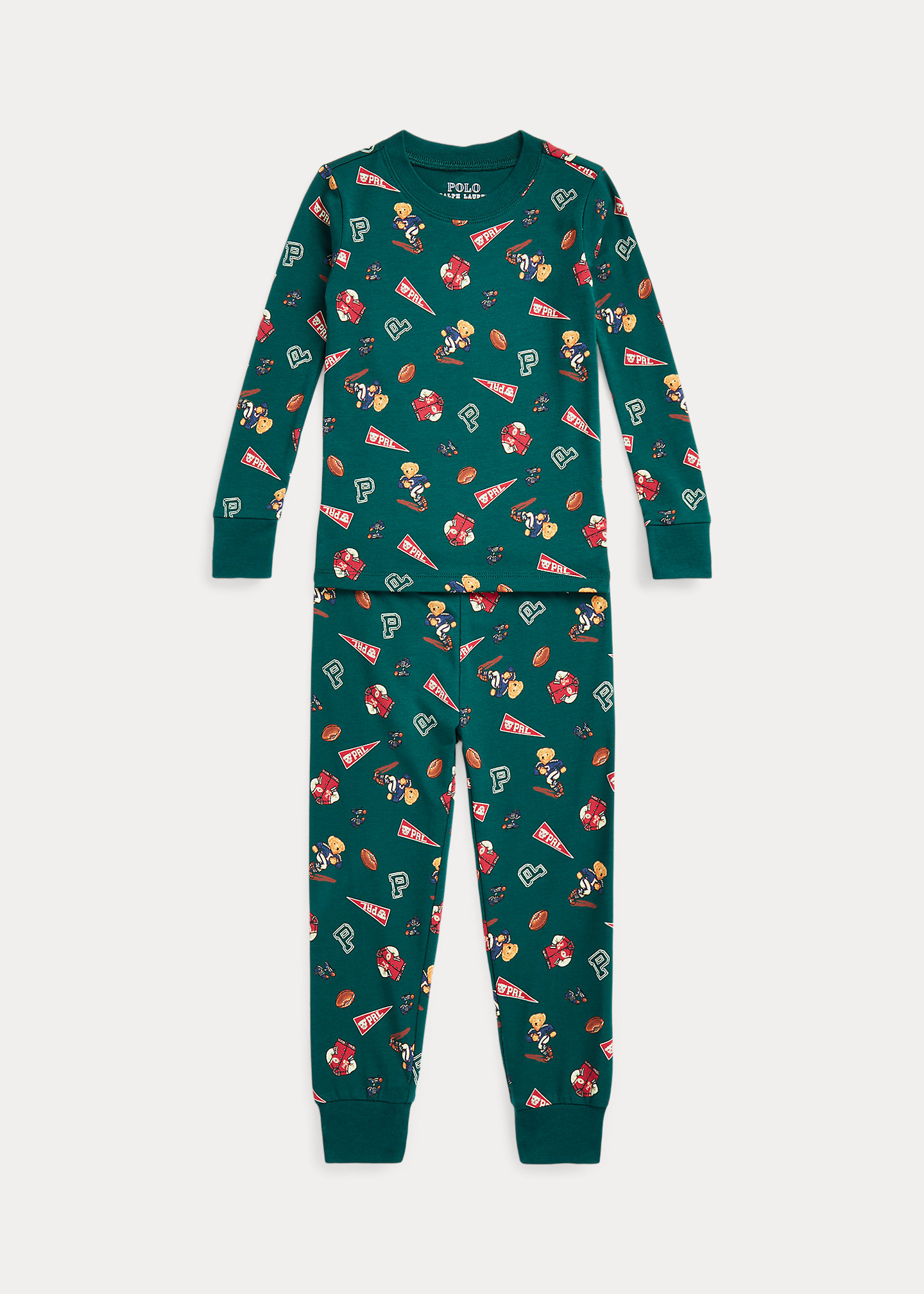 Polo Bear Stretch Jersey Sleep Set