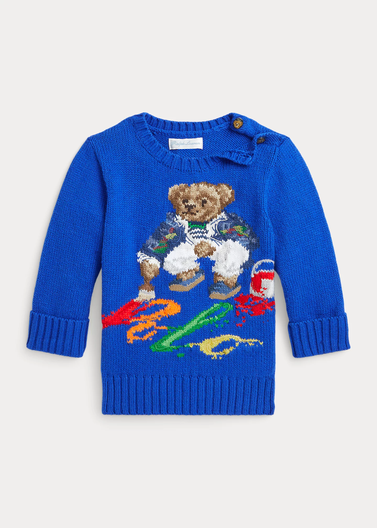 Polo Bear Cotton Sweater