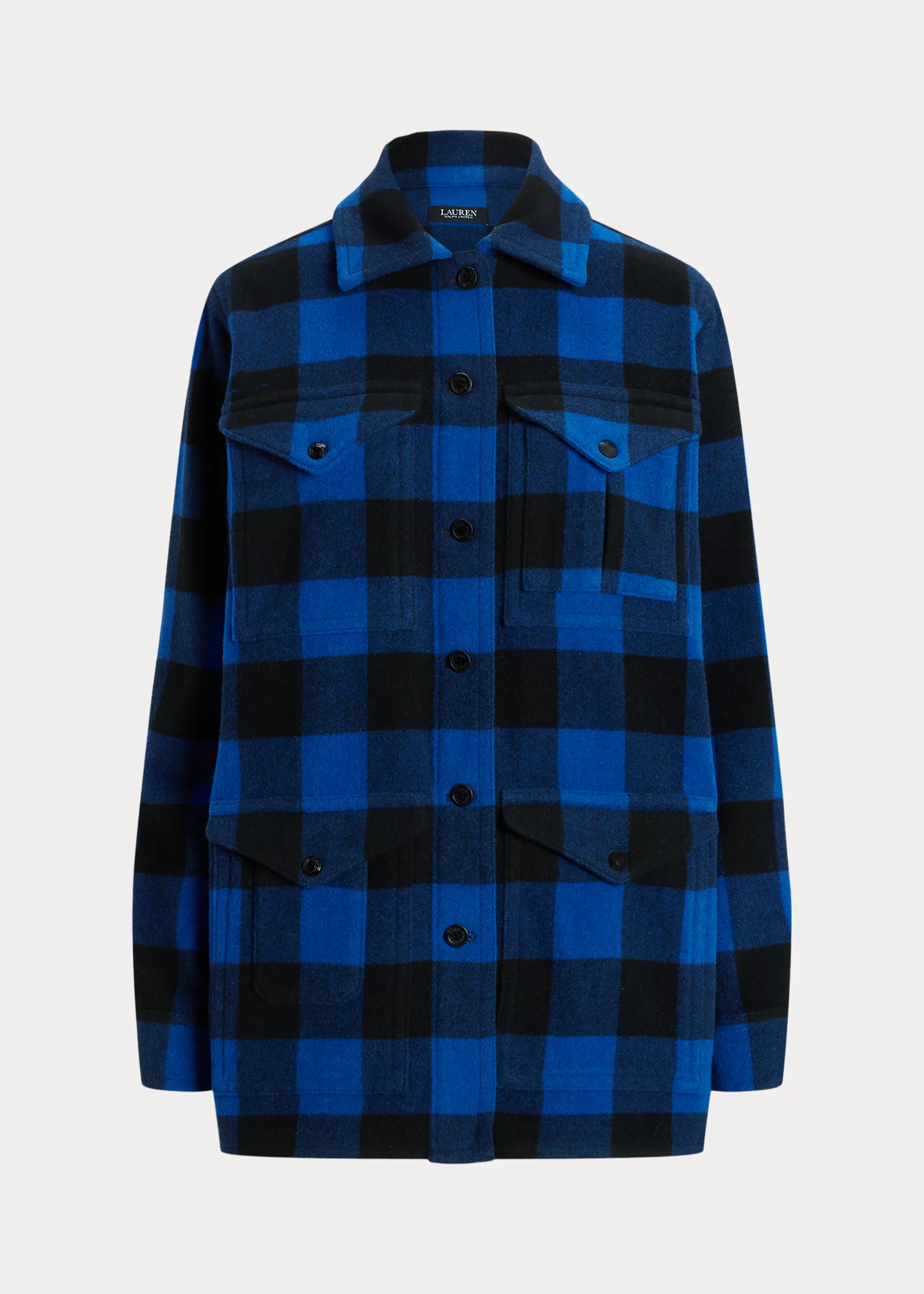 Buffalo Check Twill Shirt Jacket