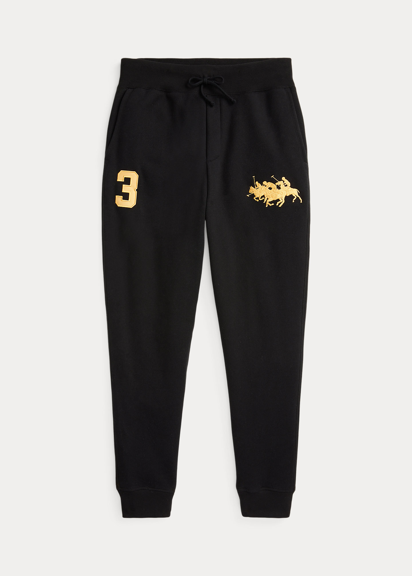 Triple-Pony Fleece Jogger Pant