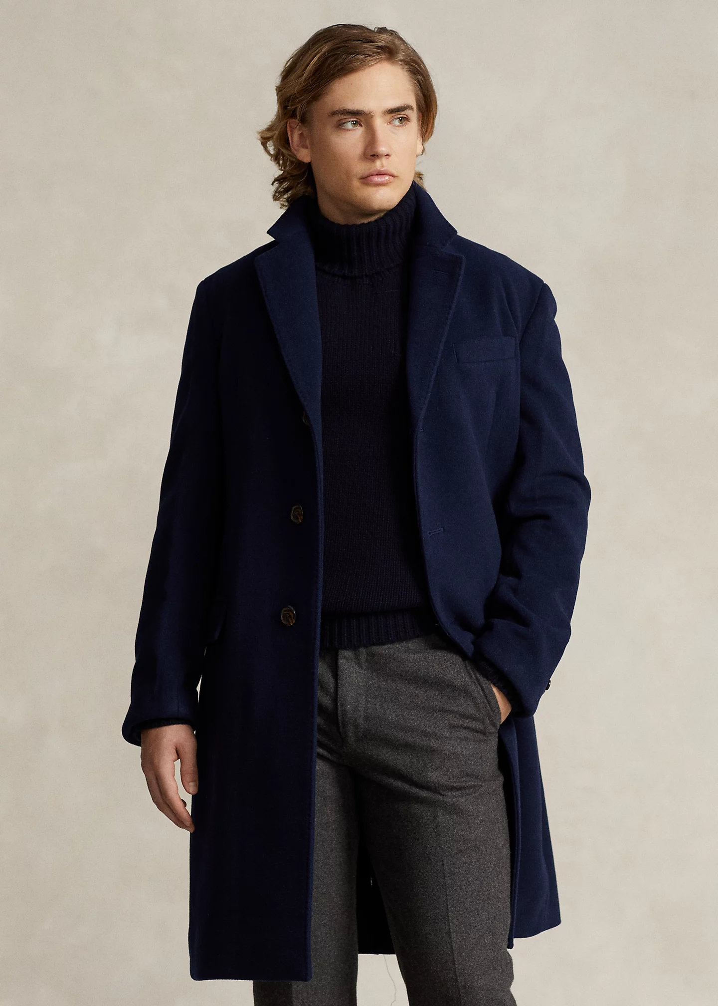 Brushed Twill Topcoat