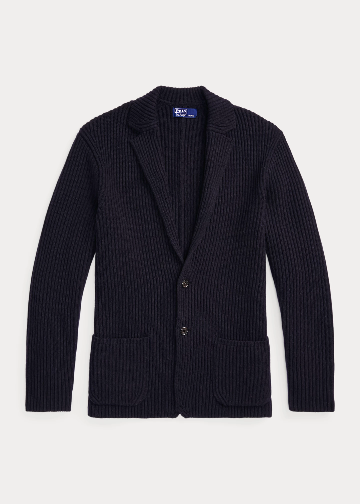 Wool-Blend Blazer Cardigan