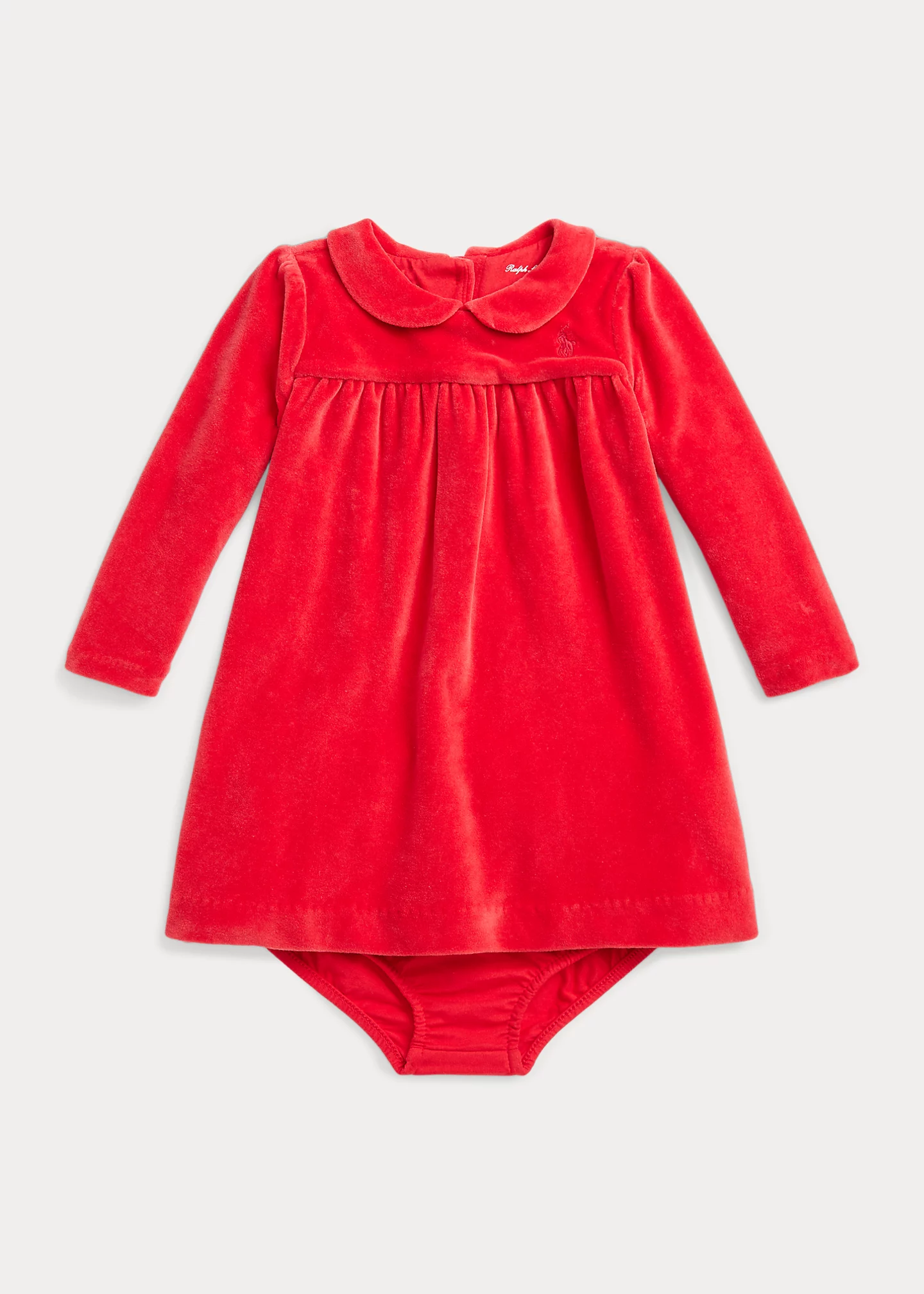 Velour A-Line Dress & Bloomer