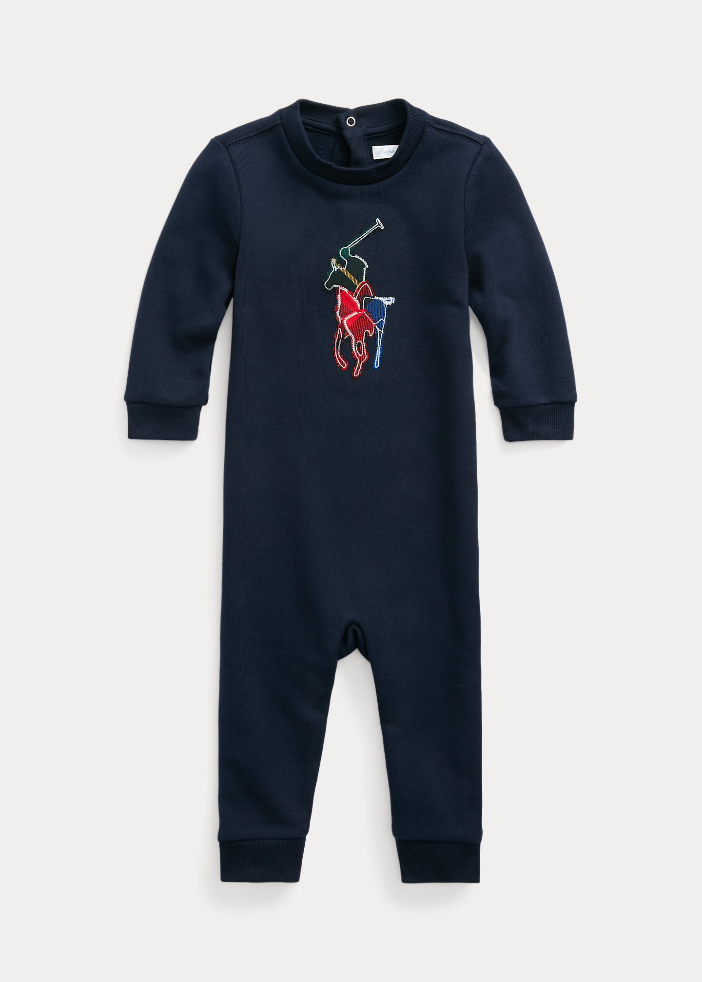 Plaid Big Pony Fleece Coverall