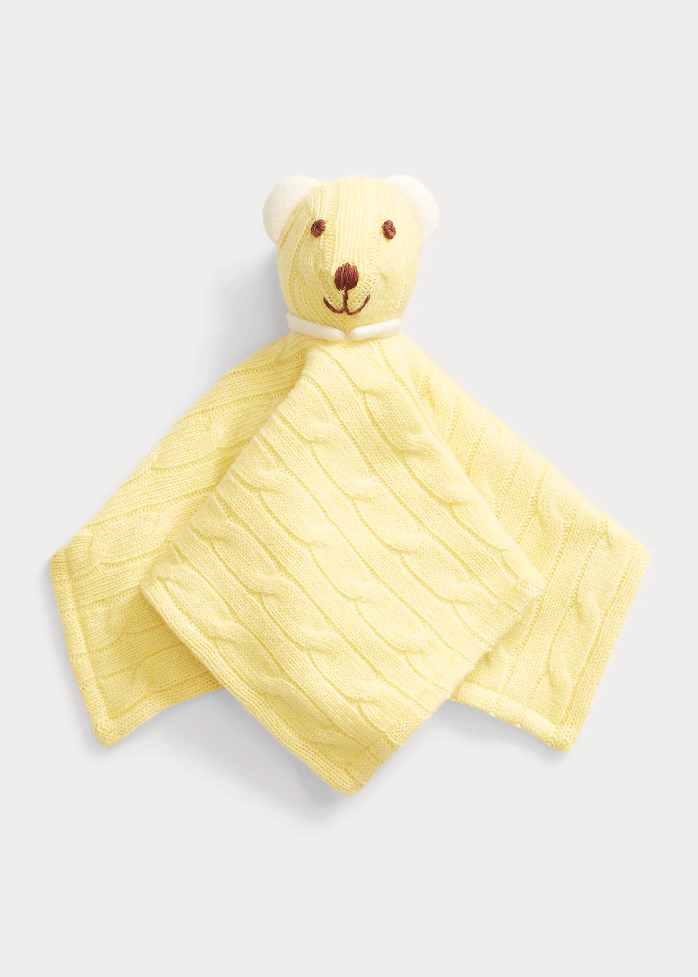 Cashmere Bear Lovey Blanket