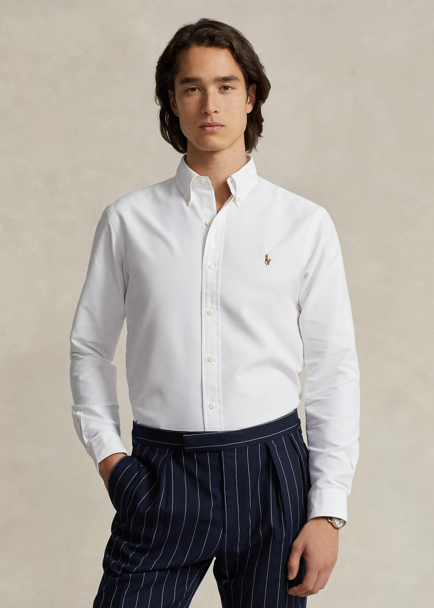 Classic Fit Performance Oxford Shirt