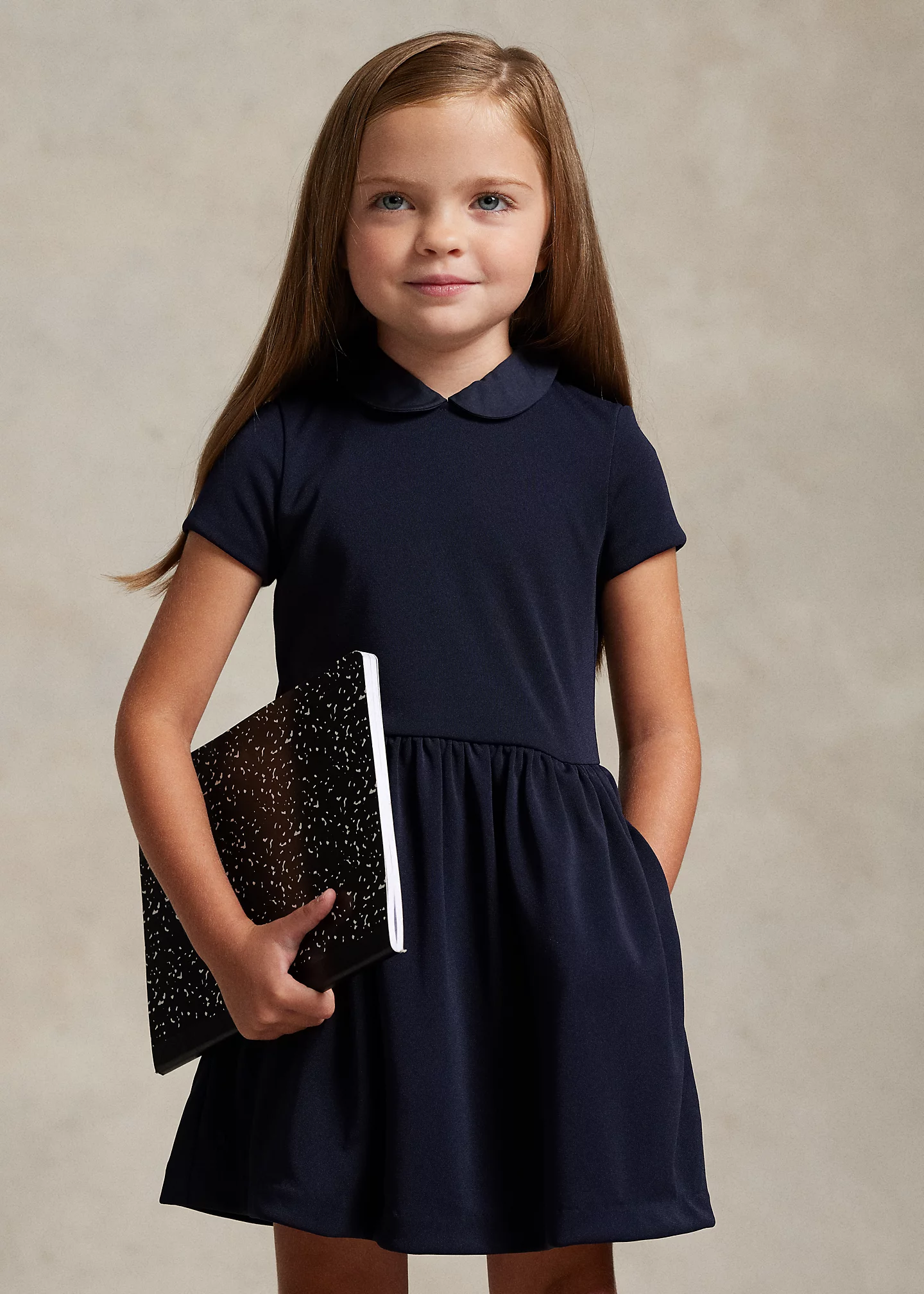 Collared Crepe Dress