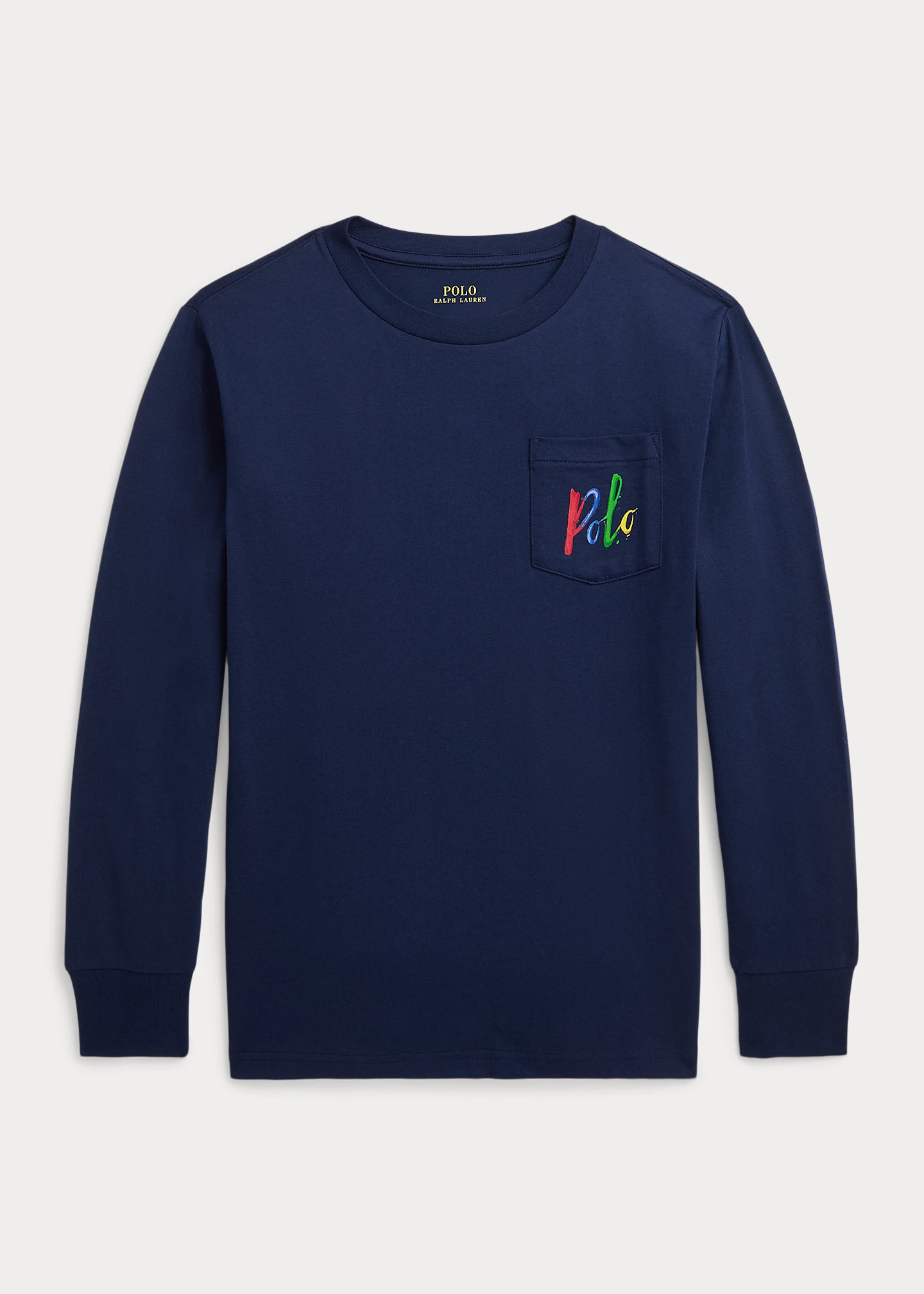 Big Pony Logo Cotton Long-Sleeve Tee