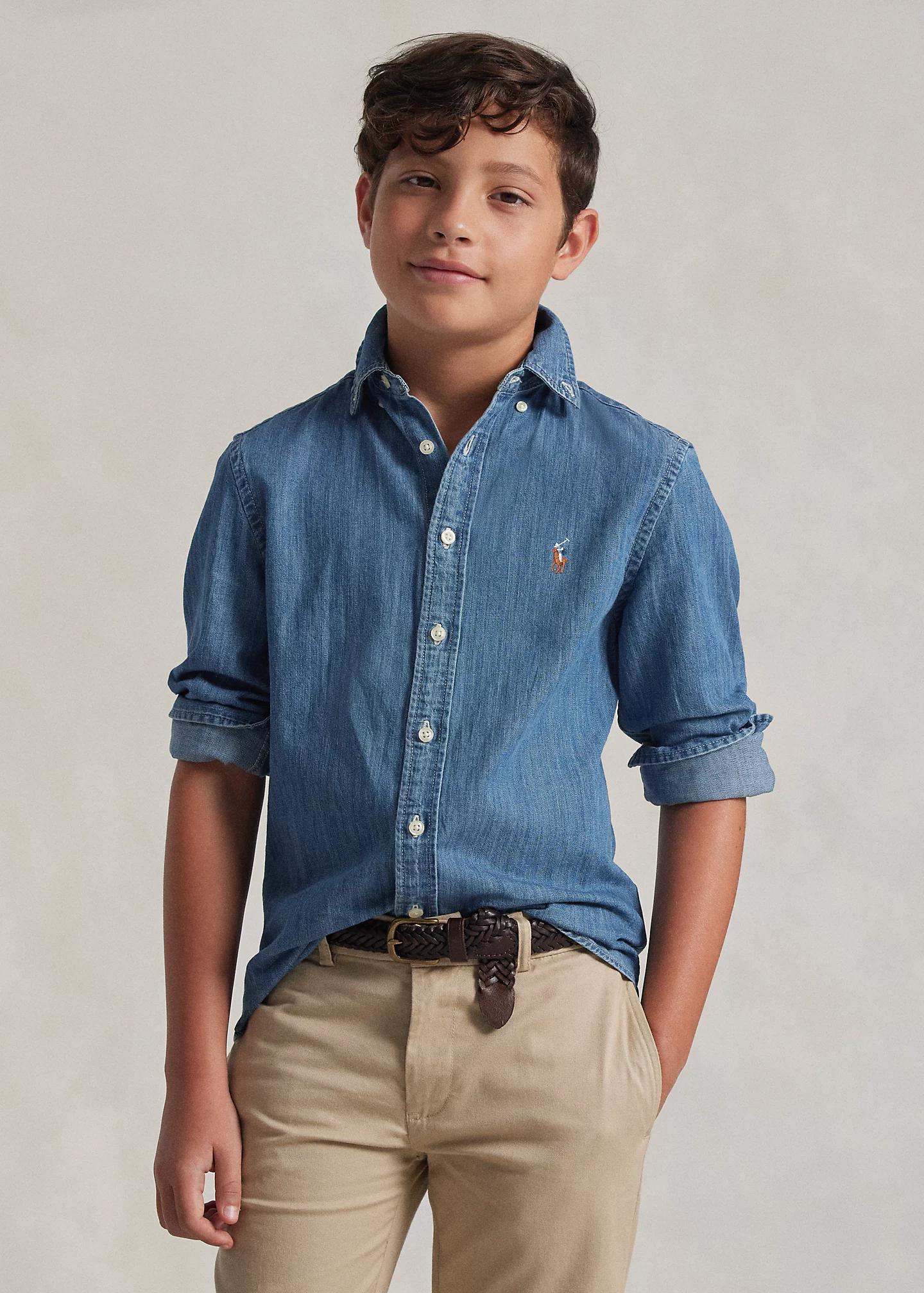 Cotton Chambray Shirt