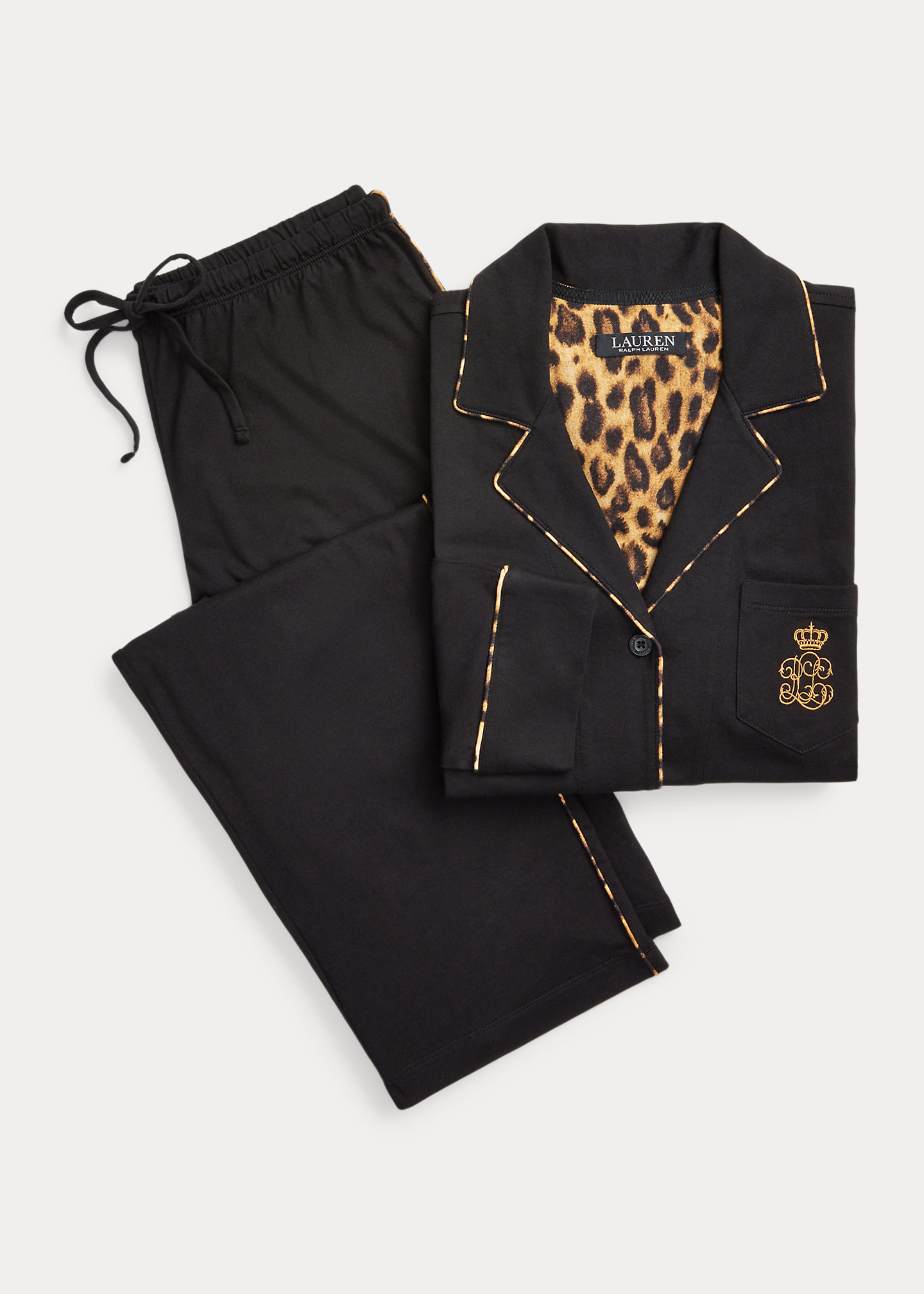 Cotton-Blend Jersey Sleep Set